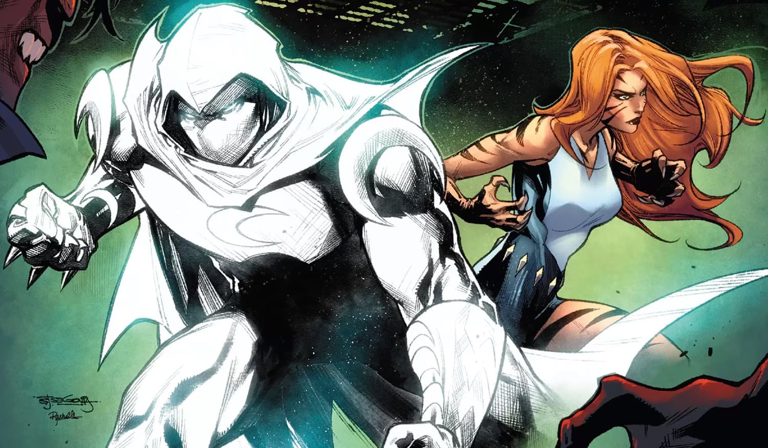 MOON KNIGHT (2021) #18 cover by Stephen Segovia and Rachelle Rosenberg