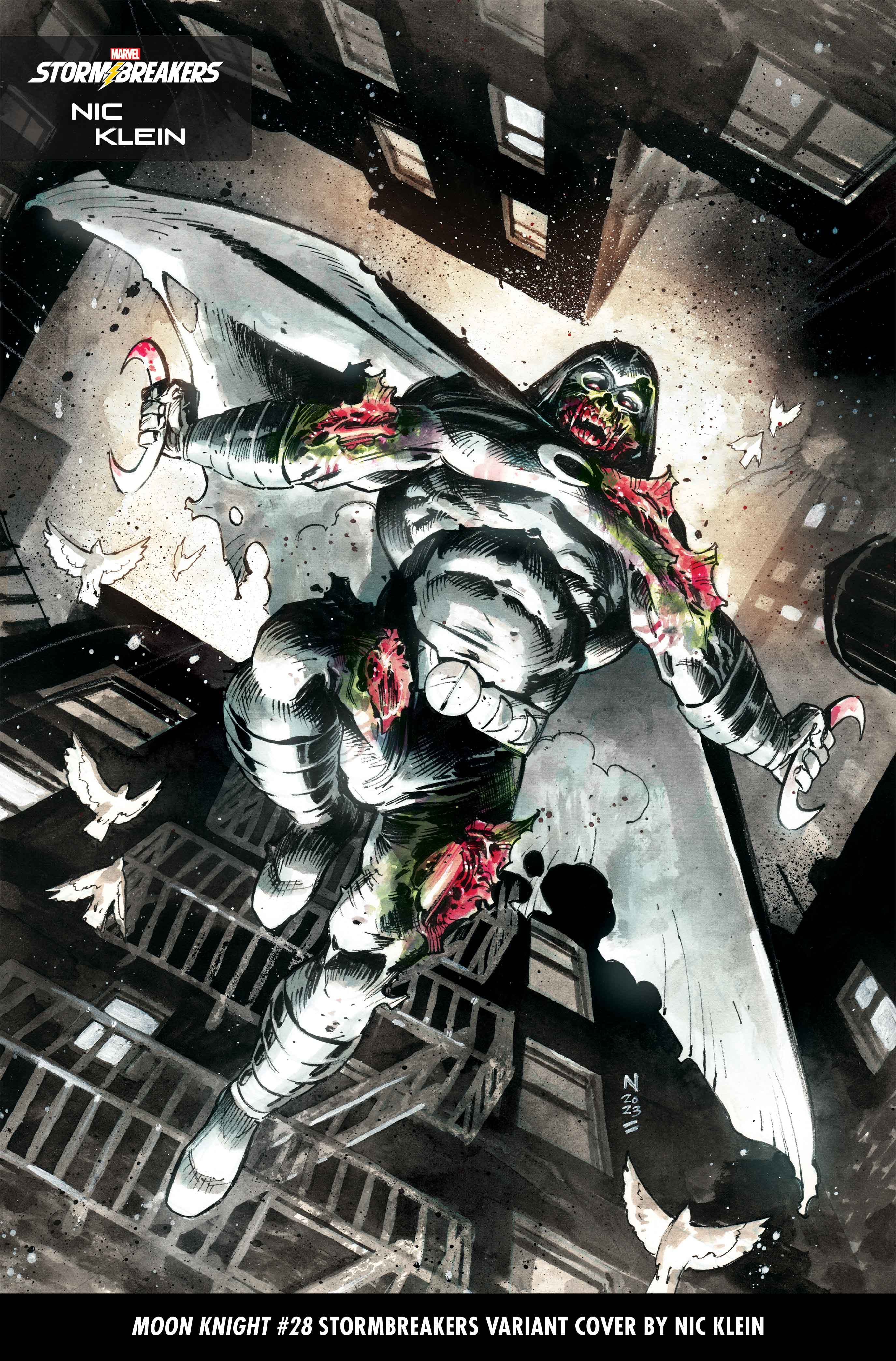 MOON KNIGHT #28 Stormbreakers Variant Cover by Nic Klein