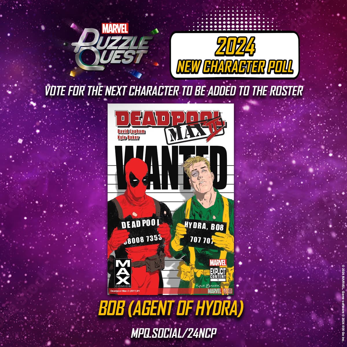 MARVEL Puzzle Quest Bob, Agent of Hydra