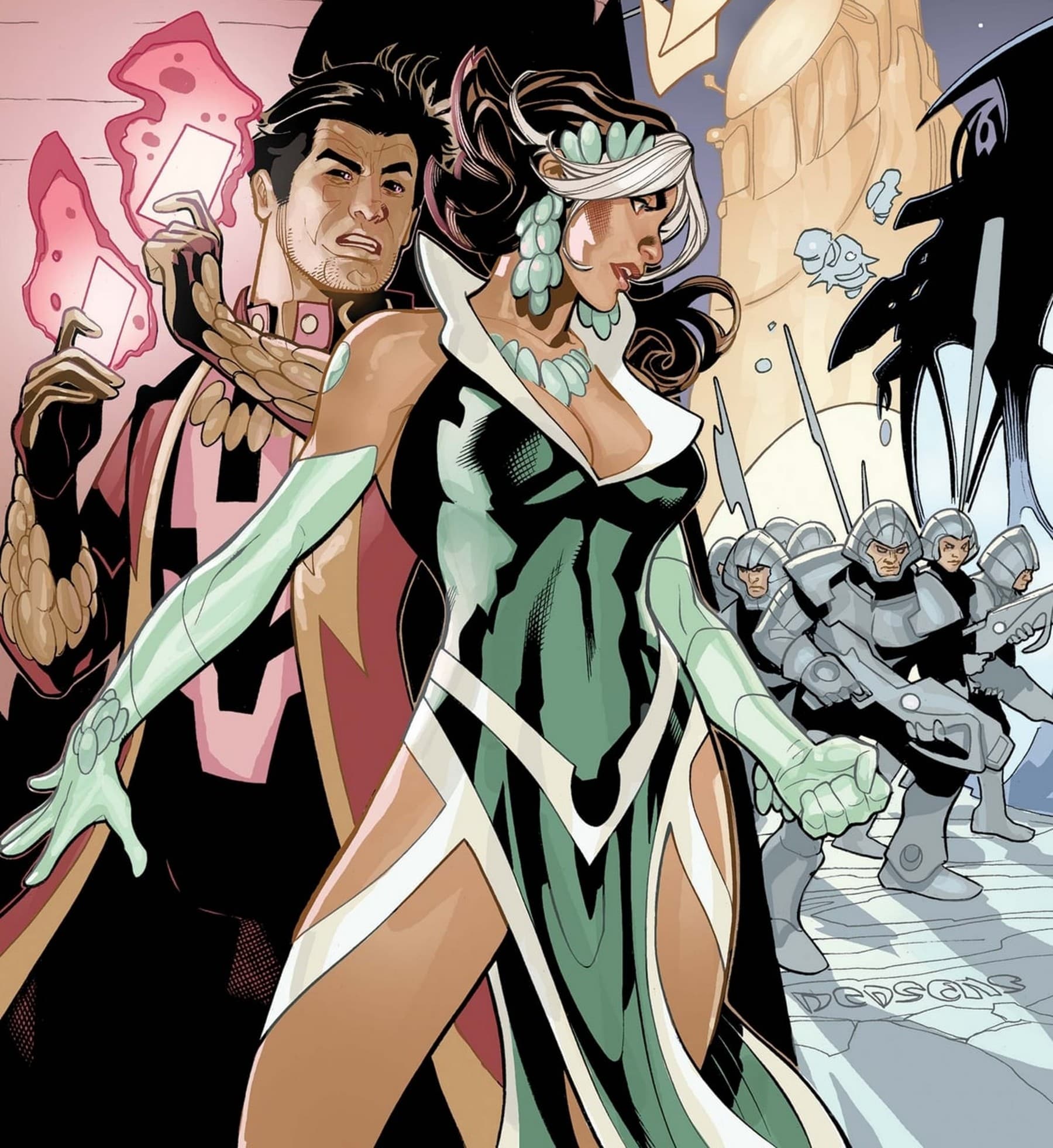 MR. & MRS. X (2018) #4 cover by Terry Dodson and Rachel Dodson