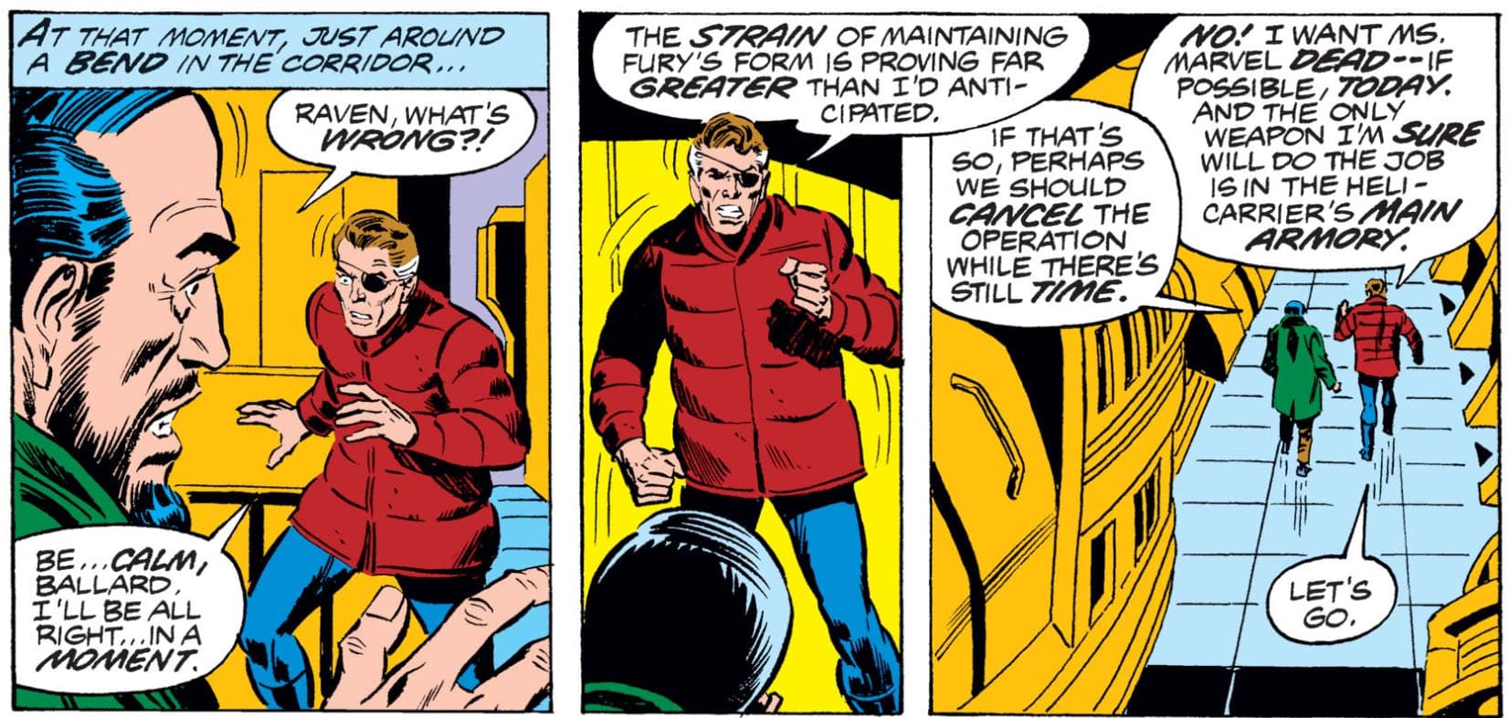 Mystique disguised as Nick Fury