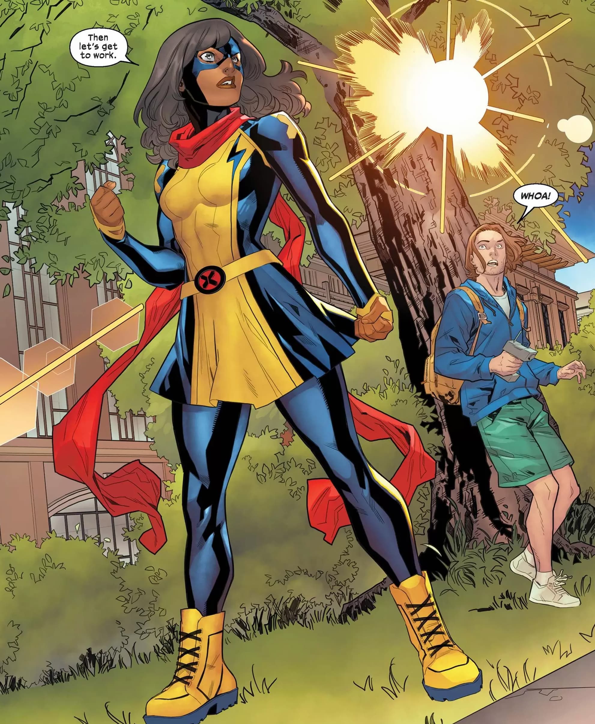 MS MARVEL: THE NEW MUTANT (2023) #1 artwork by Carlos Gómez, Adam Gorham, and Erick Arciniega