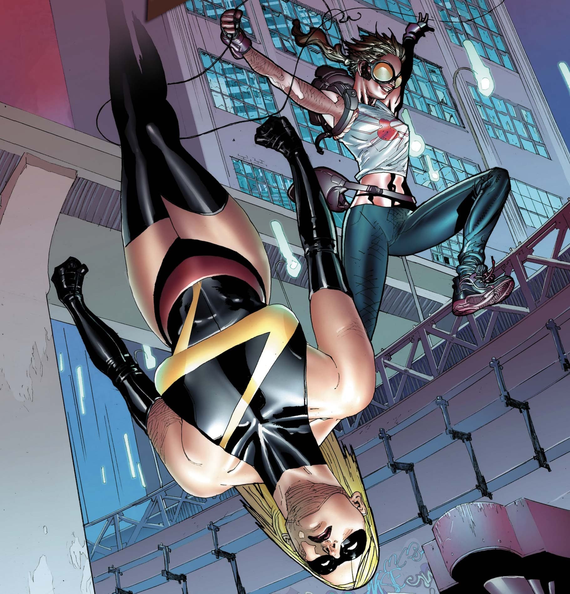 MS. MARVEL (2006) #11 cover by Travel Foreman