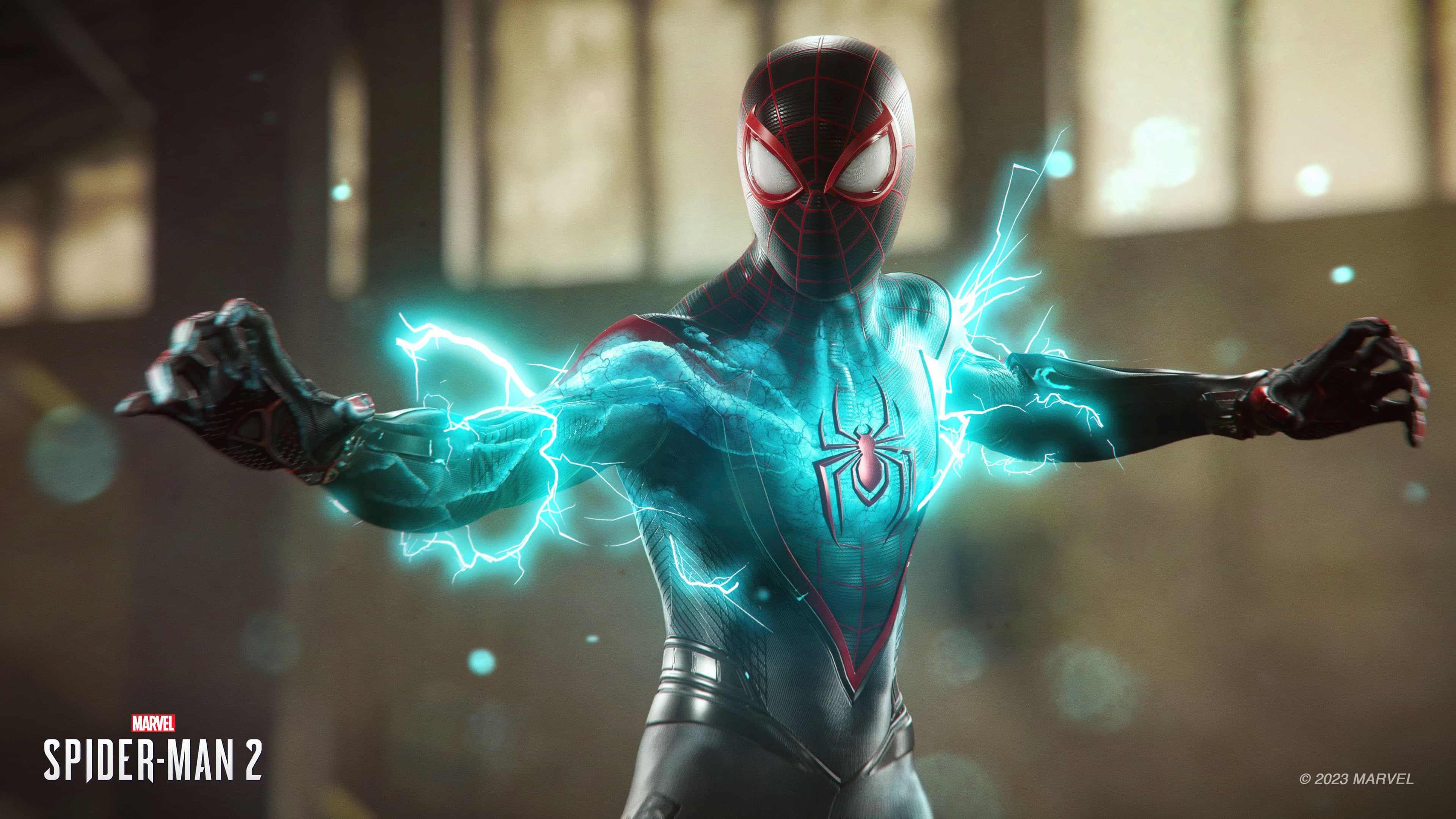 Miles Morales charges up with a venom blast in 'Marvel's Spider-Man 2'