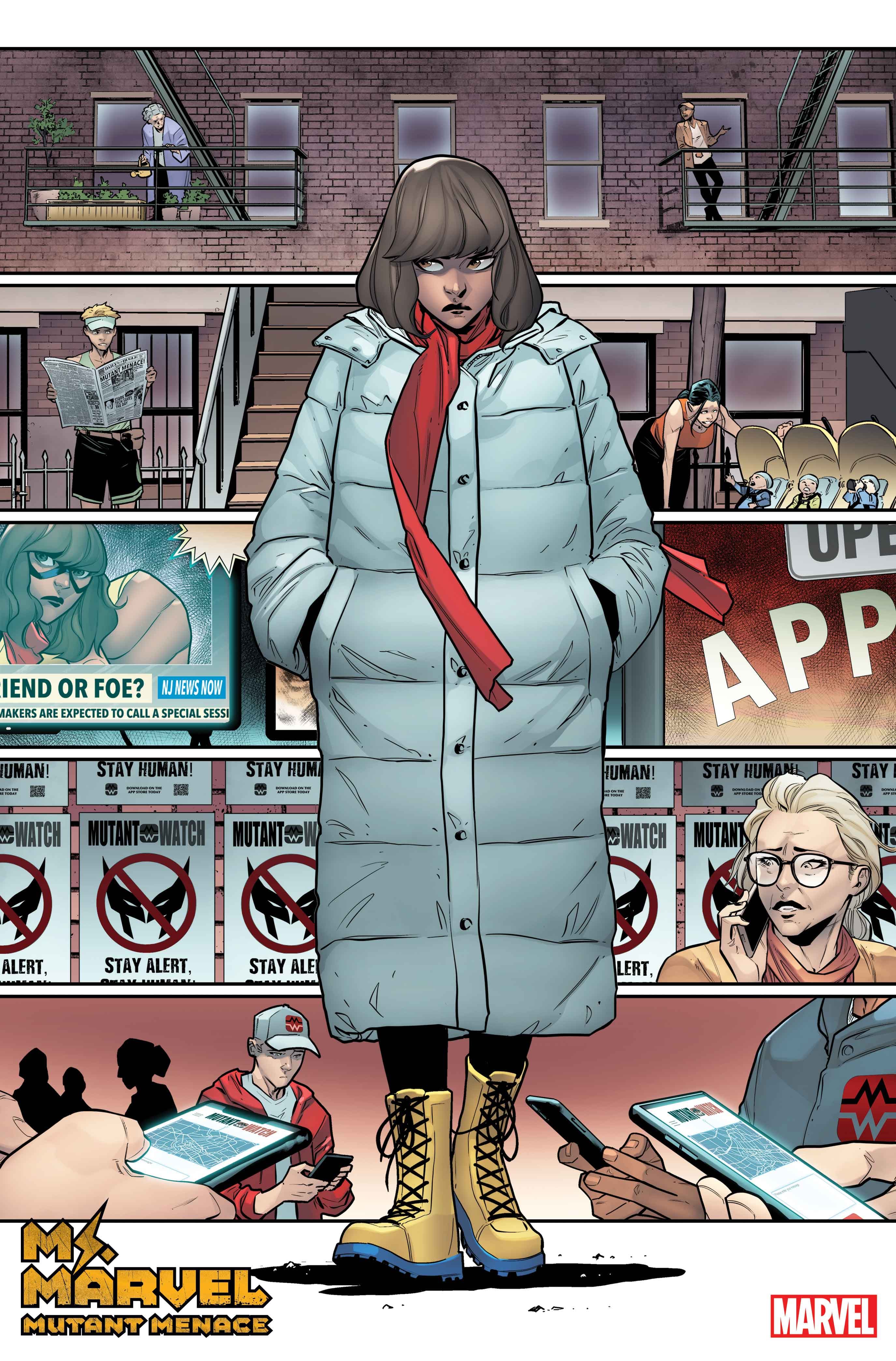 MS. MARVEL: MUTANT MENACE (2024) #1 interior artwork by Scott Godlewski