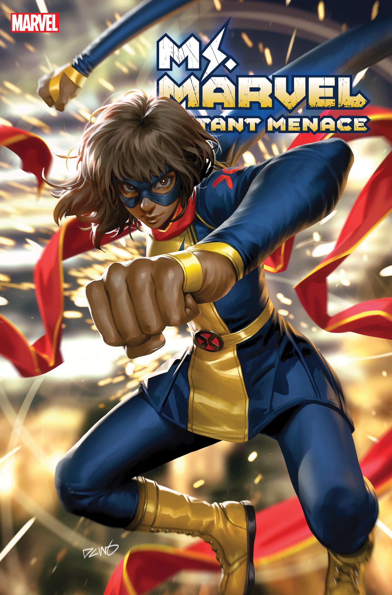 MS. MARVEL: MUTANT MENACE #1 variant cover by Derrick Chew