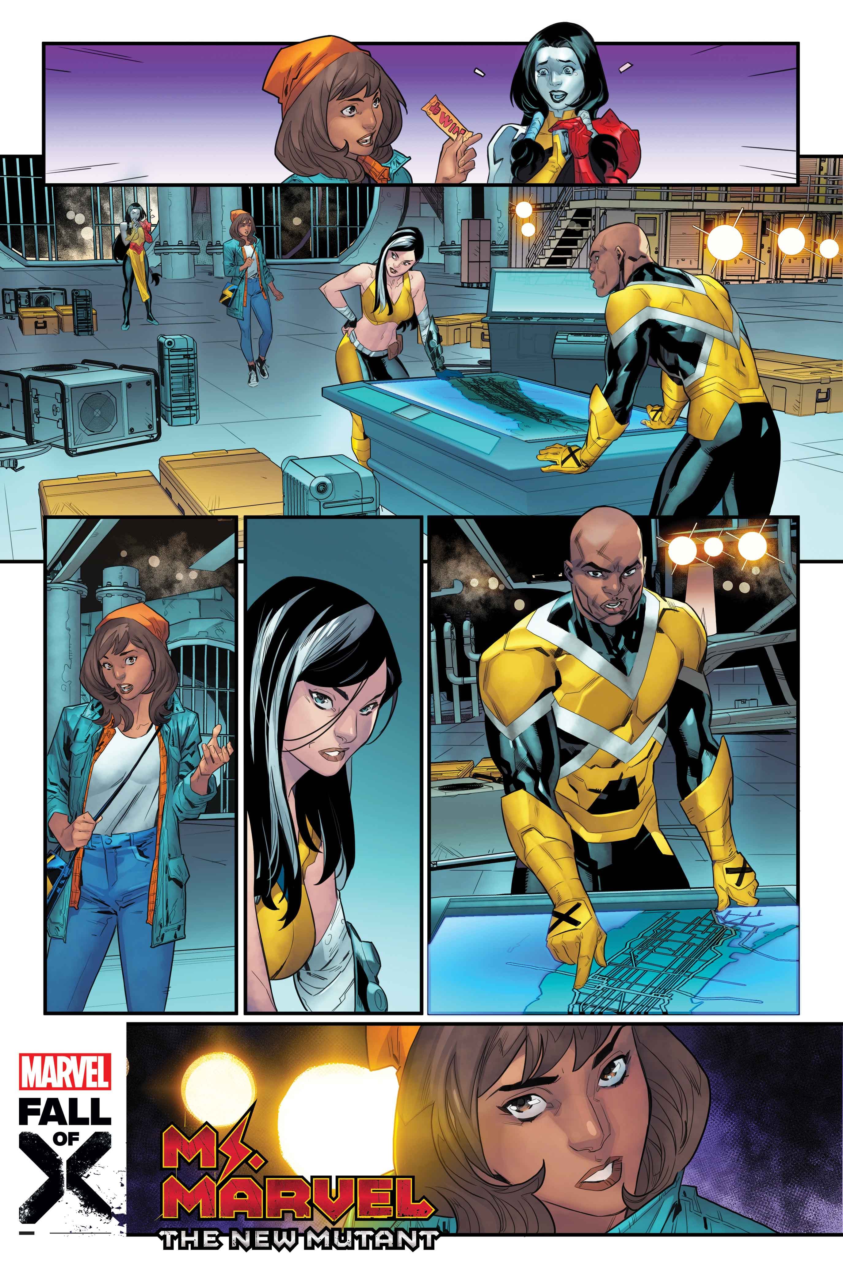 MS. MARVEL: THE NEW MUTANT #1 interior artwork by Carlos Gómez