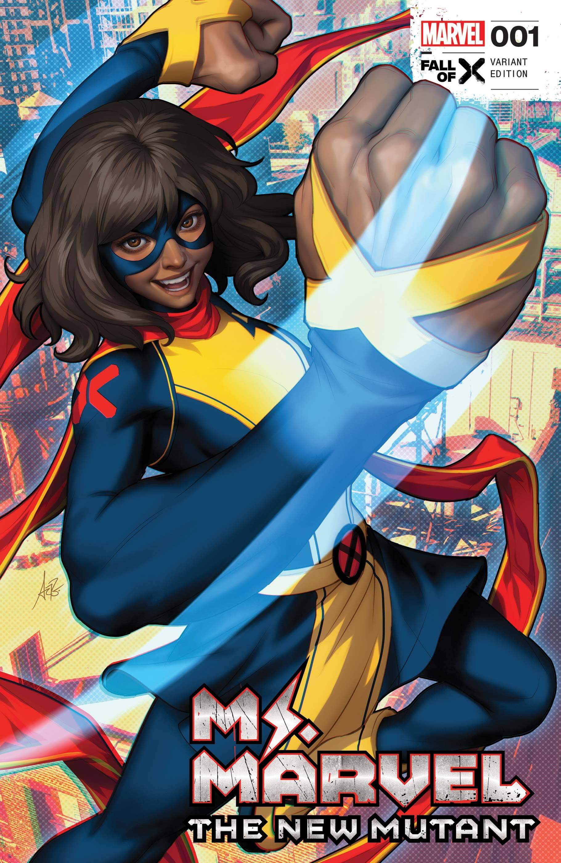 MS. MARVEL: THE NEW MUTANT #1 variant cover by Stanley "Artgerm" Lau