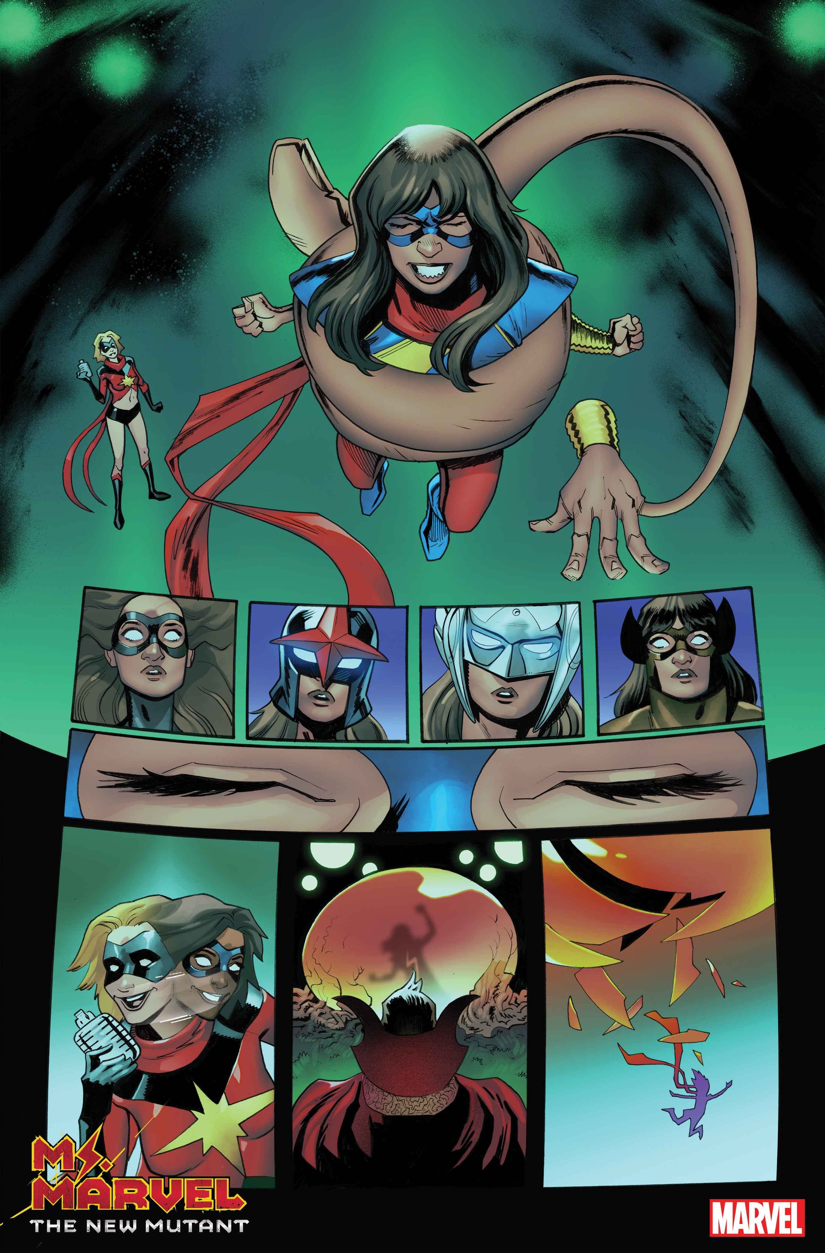 MS. MARVEL: THE NEW MUTANT #2 interior artwork by Adam Gorham