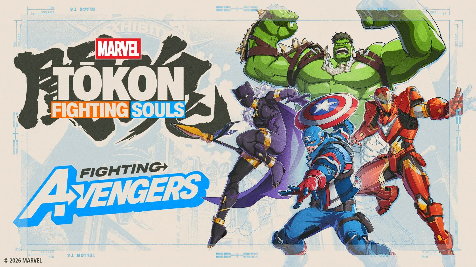 Black Panther and Hulk Join 'MARVEL Tōkon: Fighting Souls' with