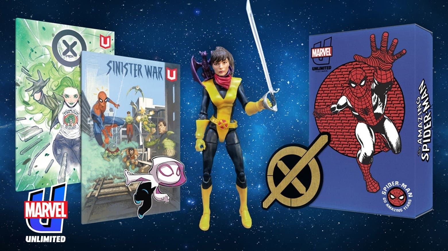 Spider-Man’s 60th Anniversary Marvel Unlimited Annual Plus Kit for 2022.