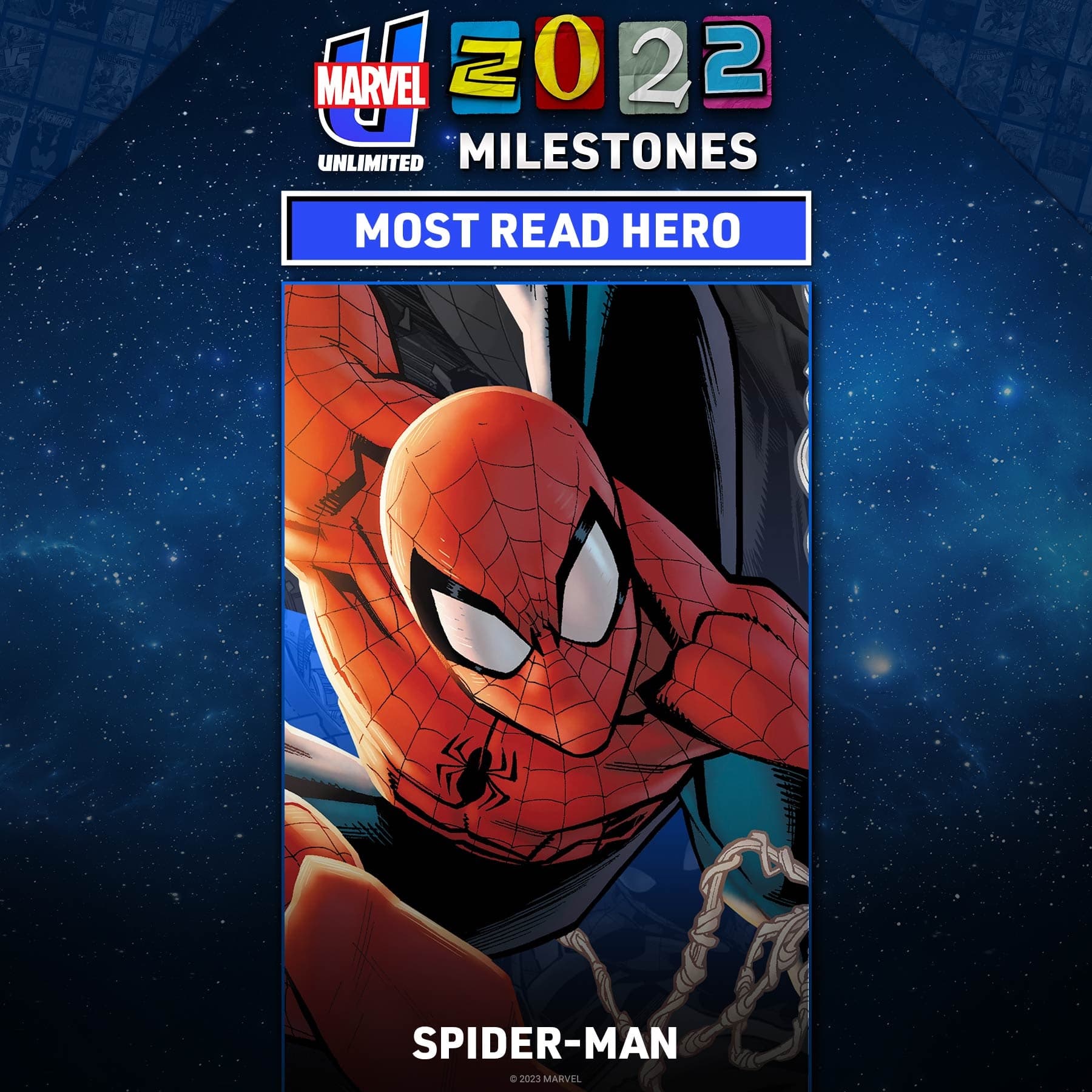 MOST READ HERO: SPIDER-MAN