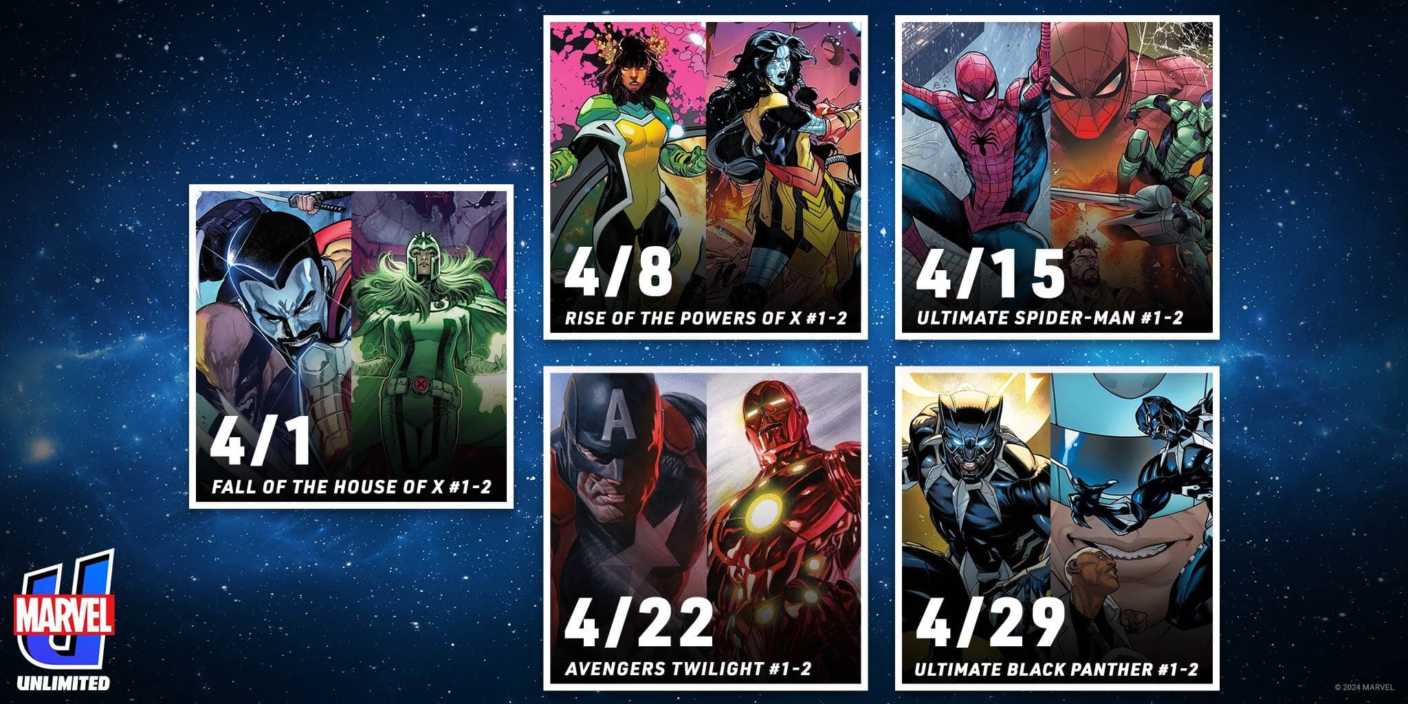 MU Early Release Schedule for April 2024