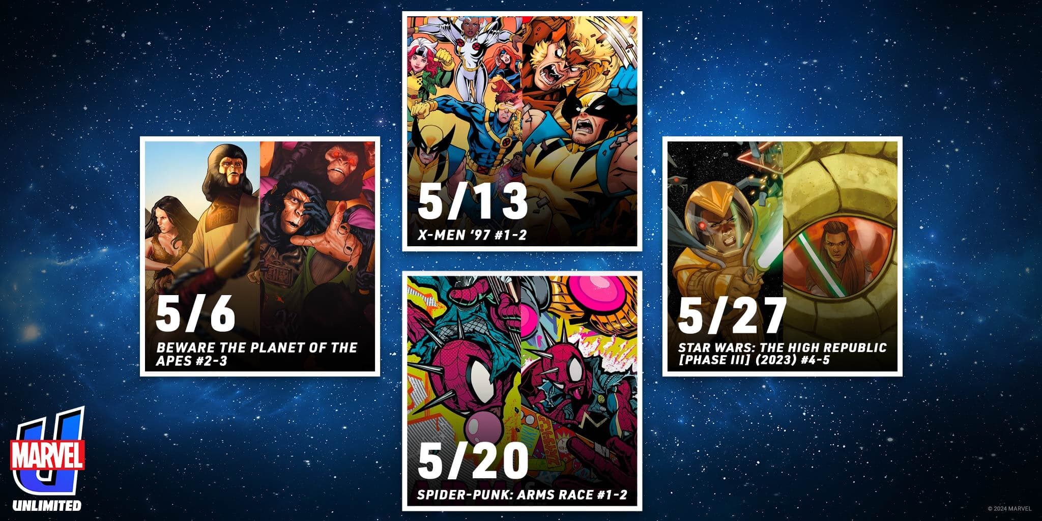 Marvel Unlimited Early Releases May 2024