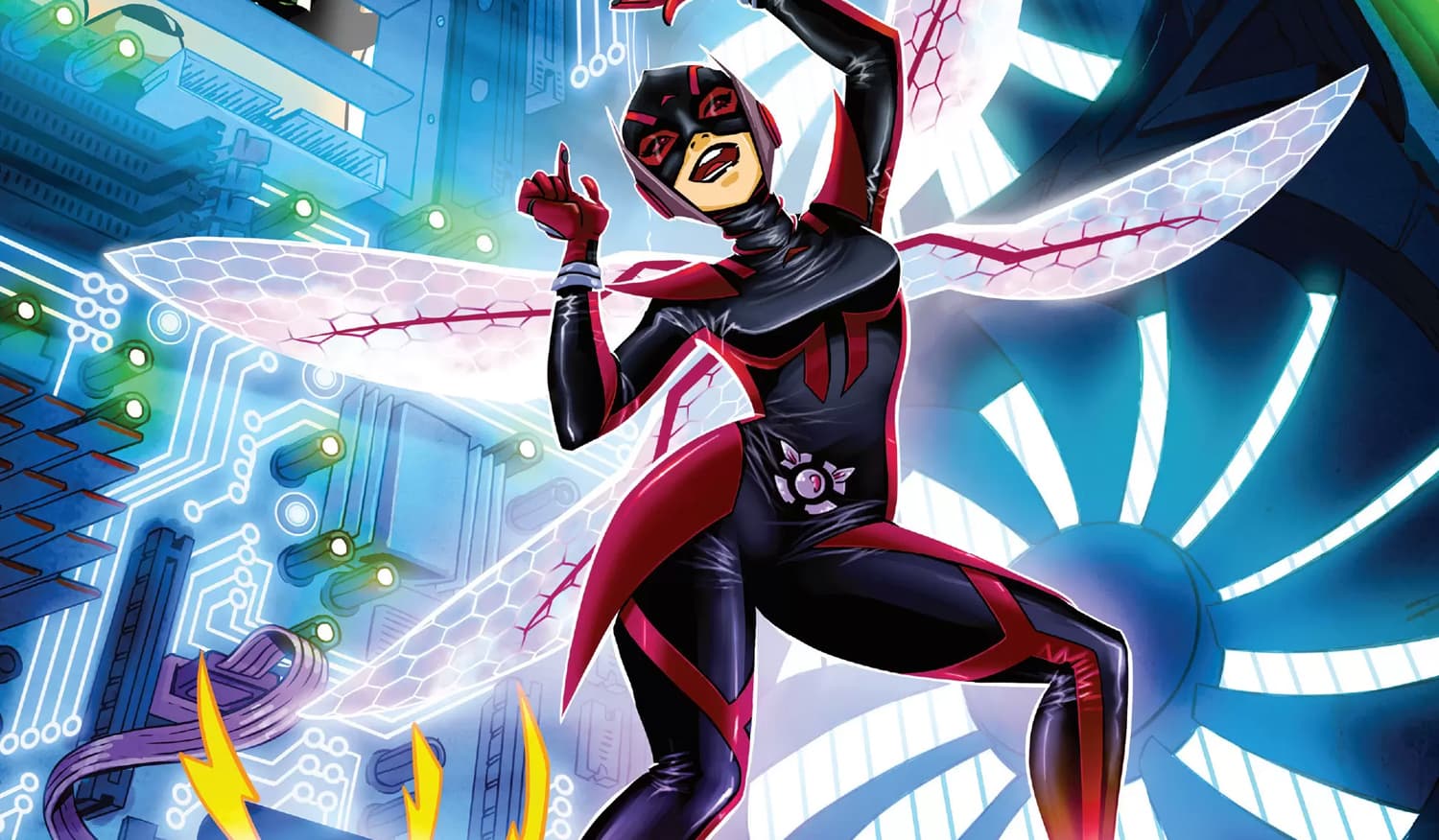 UNSTOPPABLE WASP (2017) #1 cover by Elsa Charretier and Nicolas Bannister