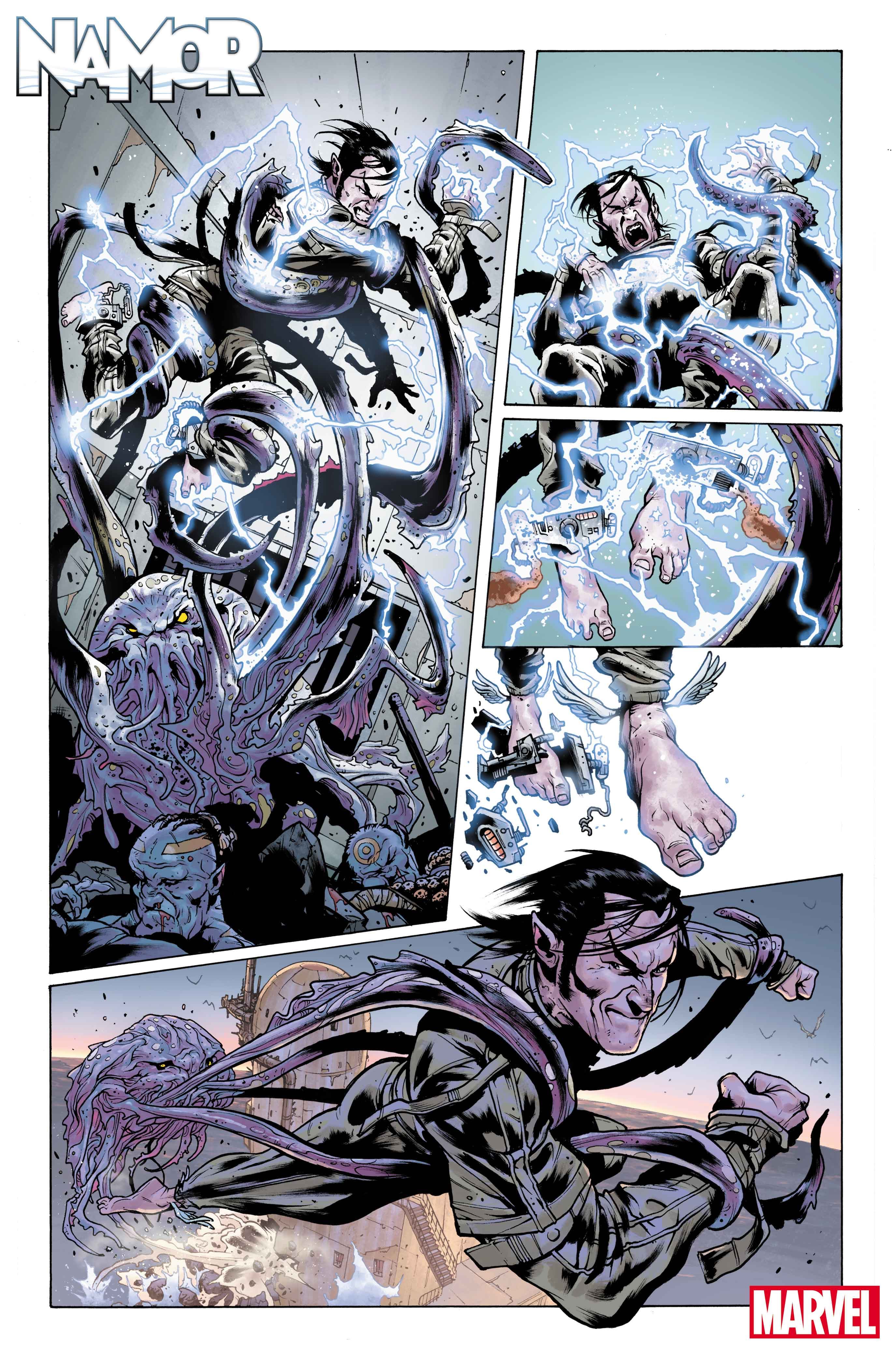 NAMOR (2024) #1 interior artwork by Paul Davidson