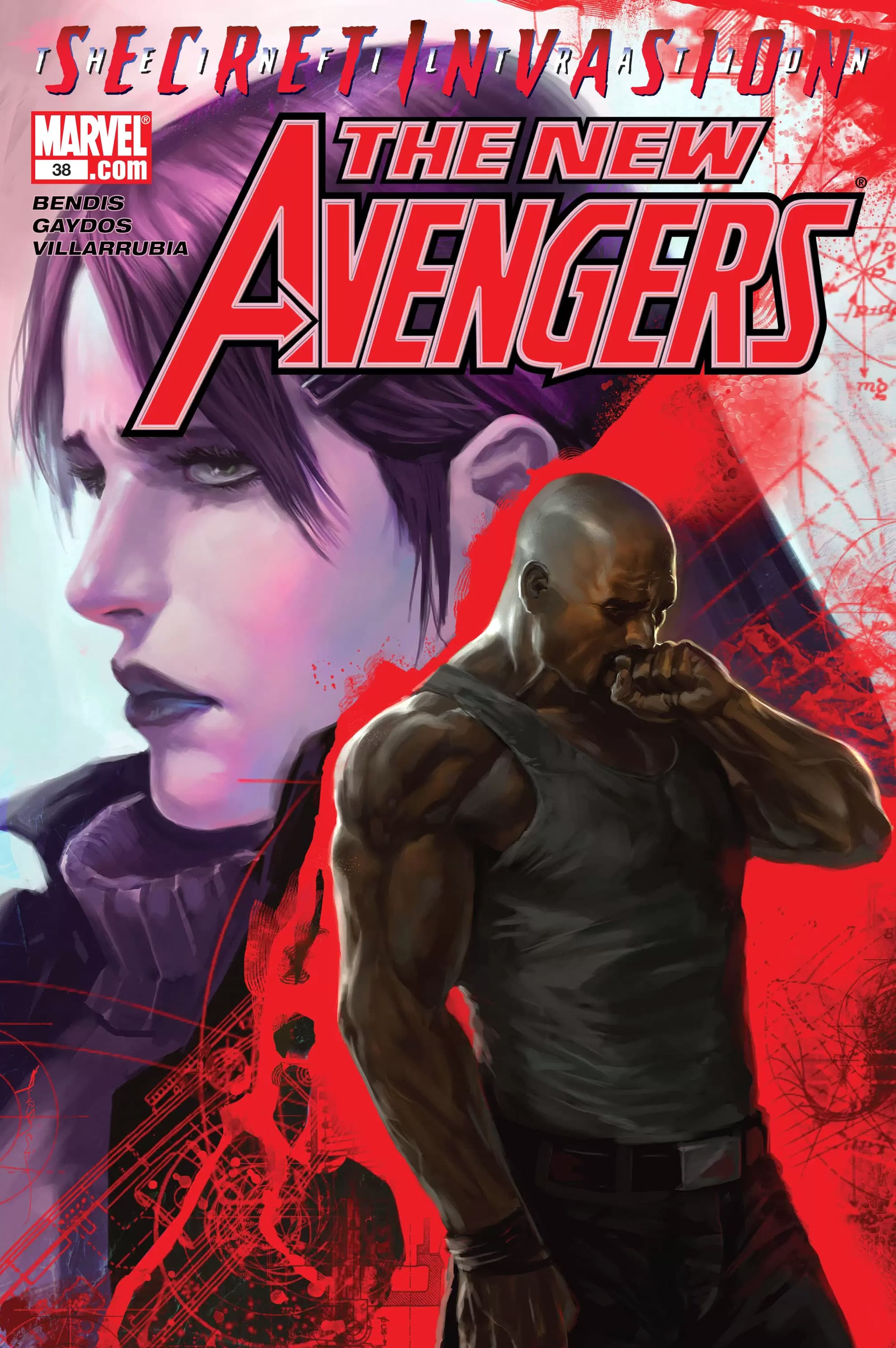 NEW AVENGERS (2004) #38 cover by Marko Djurdjevic