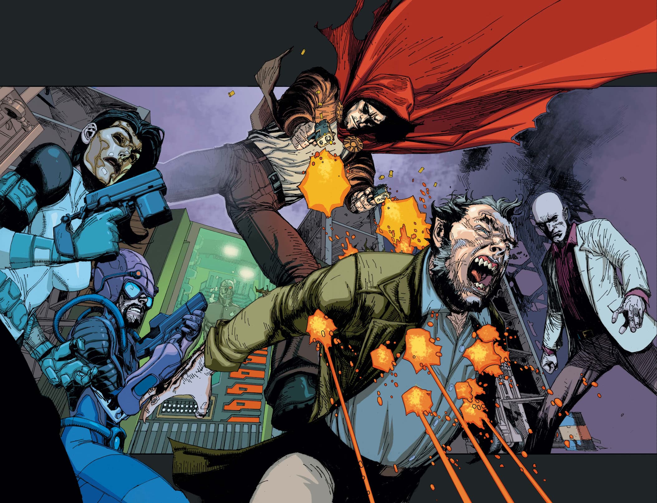 NEW AVENGERS (2004) #33 page by Brian Michael Bendis and Leinil Francis Yu