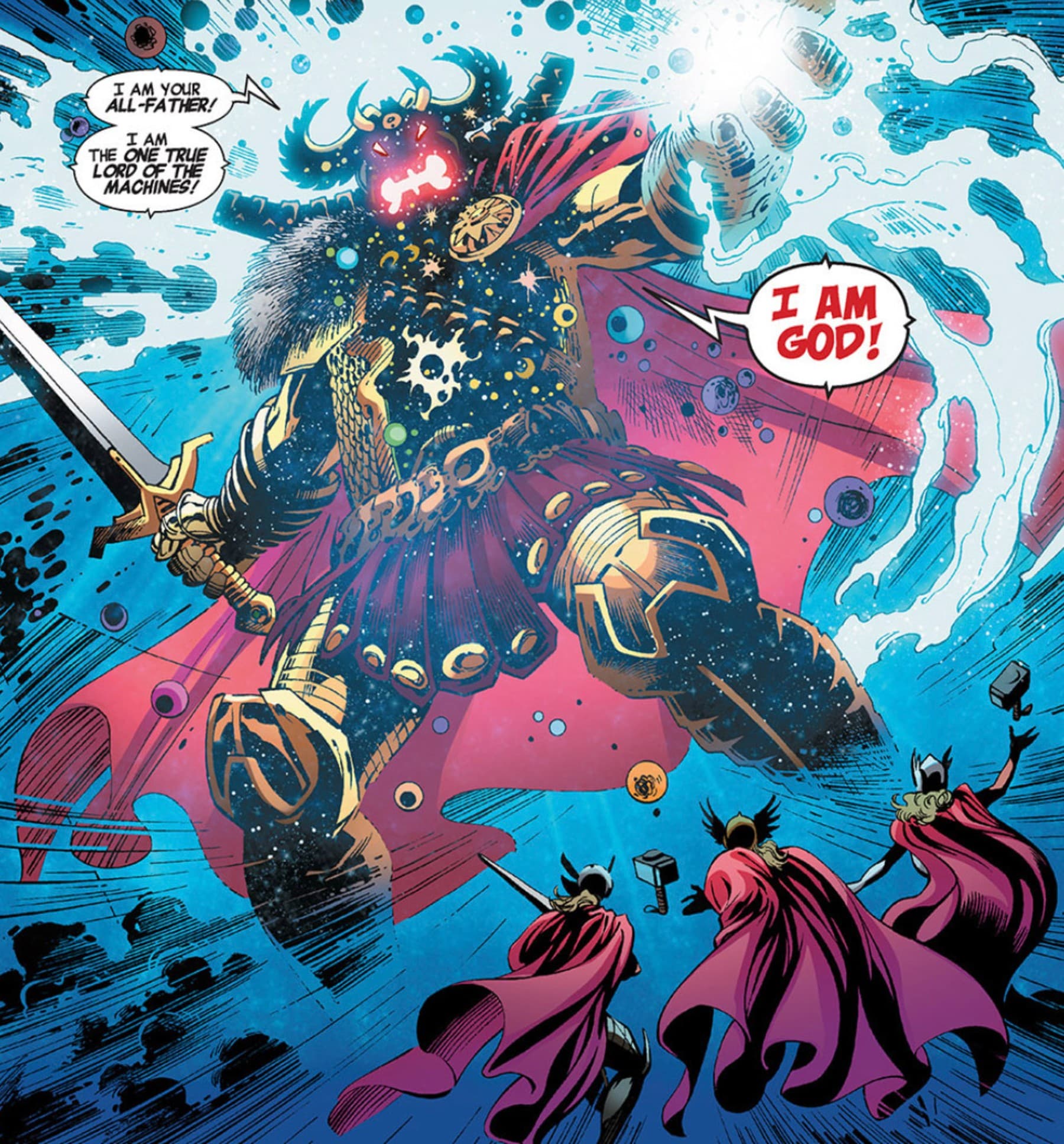 NEW AVENGERS: ULTRON FOREVER (2015) #1 panel by Al Ewing, Alan Davis, and Mark Farmer