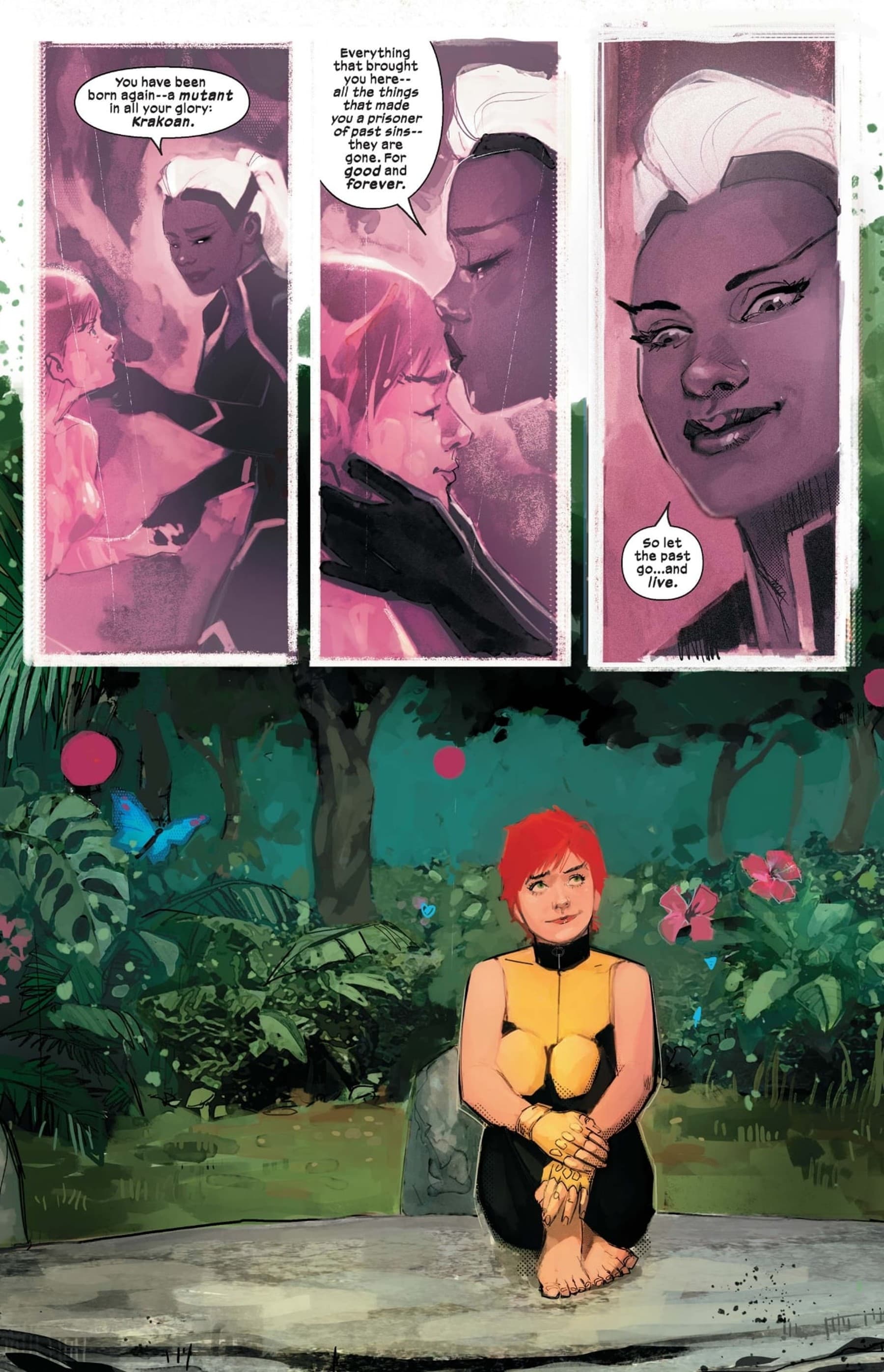 NEW MUTANTS (2019) #1 page by Ed Brisson, Jonathan Hickman, and Rod Reis