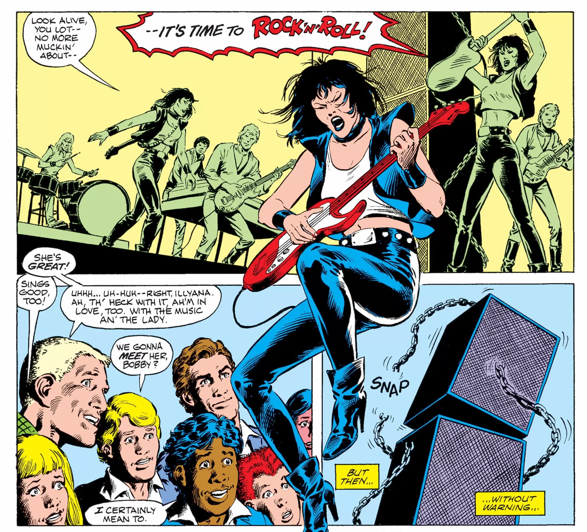 NEW MUTANTS ANNUAL (1984) #1 artwork by Bob McLeod, Tom Palmer, and Bob Sharen