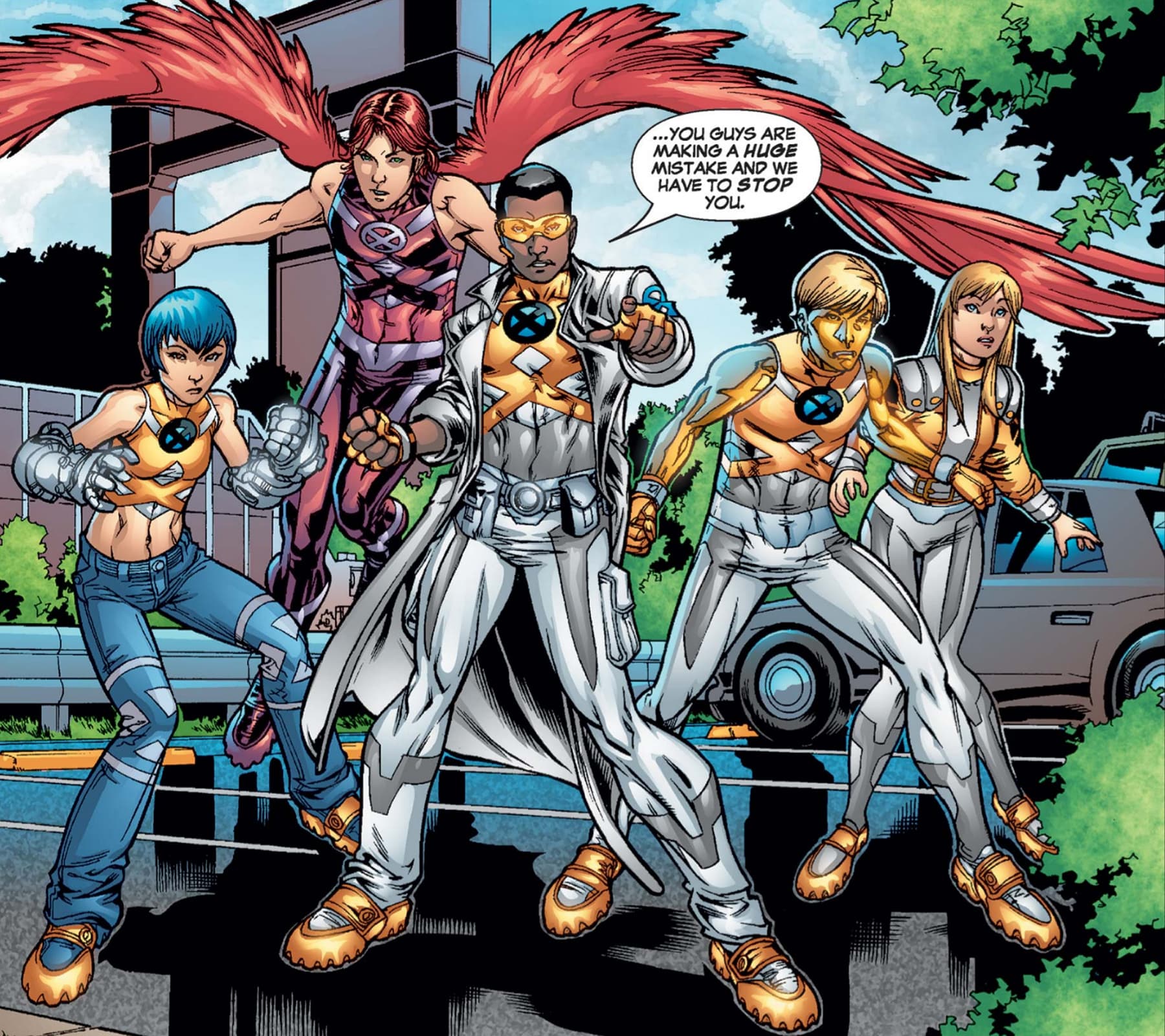 NEW X-MEN (2004) #10 art by Randy Green, Rick Ketcham, and Pete Pantazis