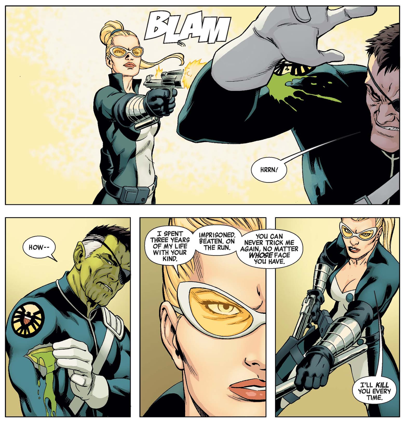 HAWKEYE & MOCKINGBIRD (2010) #6 Nick Fury Sr.