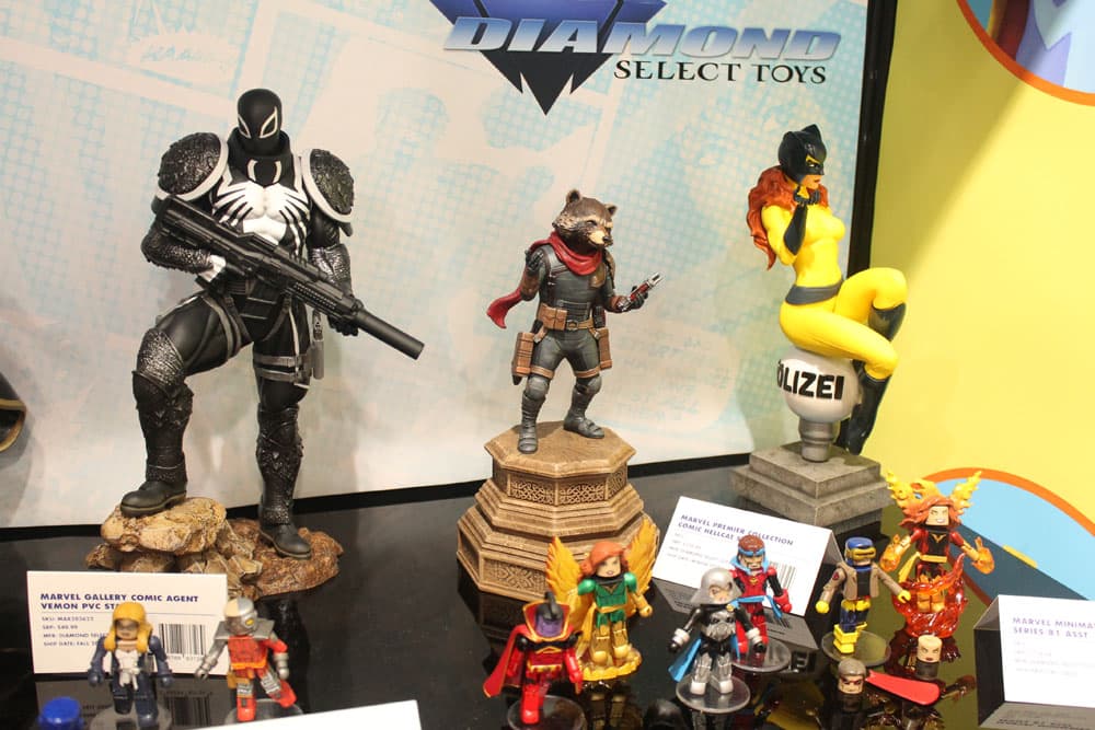 Diamond Select Toys Agent Venom, Rocket, Hellcat