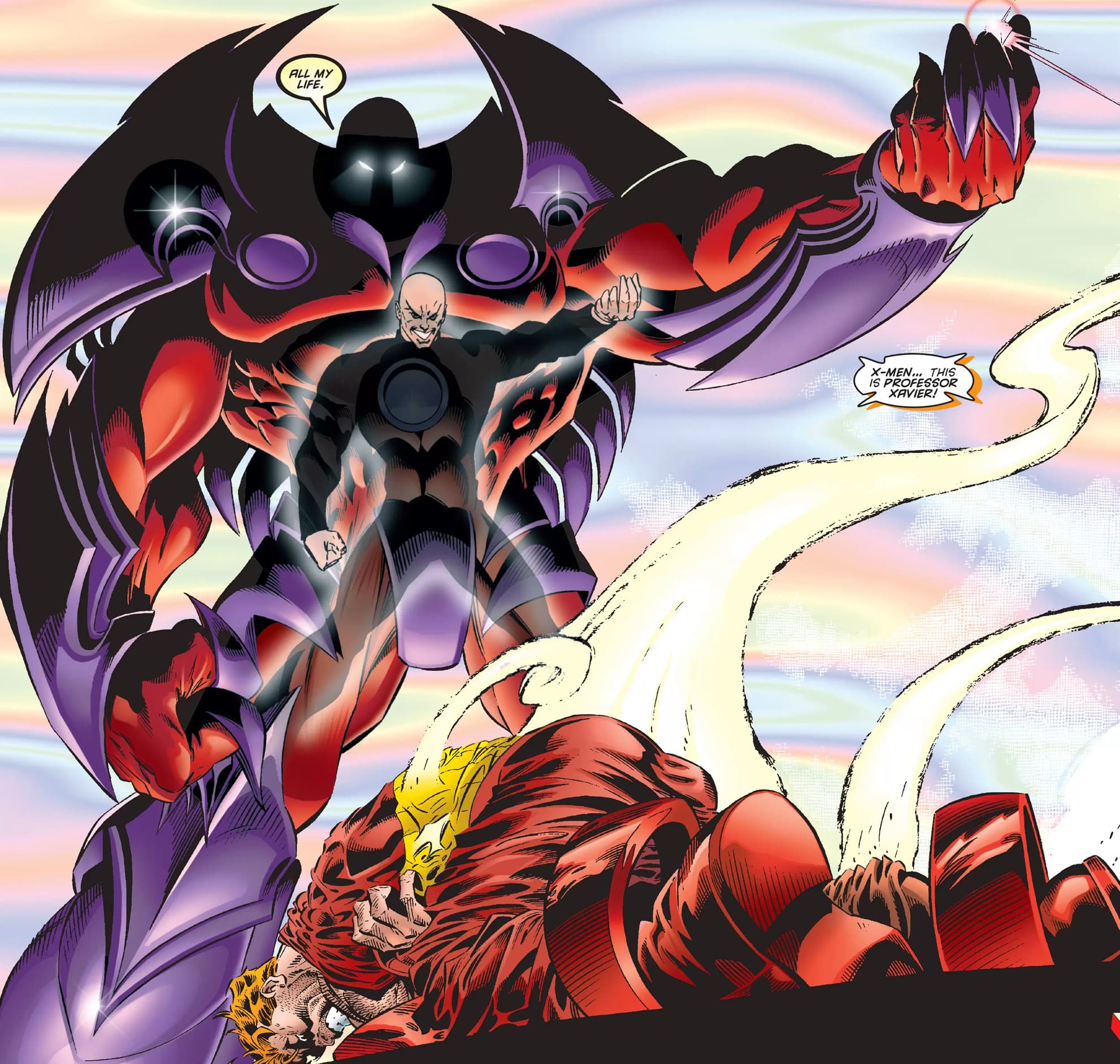 X-MEN (1991) #54 artwork by Andy Kubert, Dan Panosian, and Joe Rosas