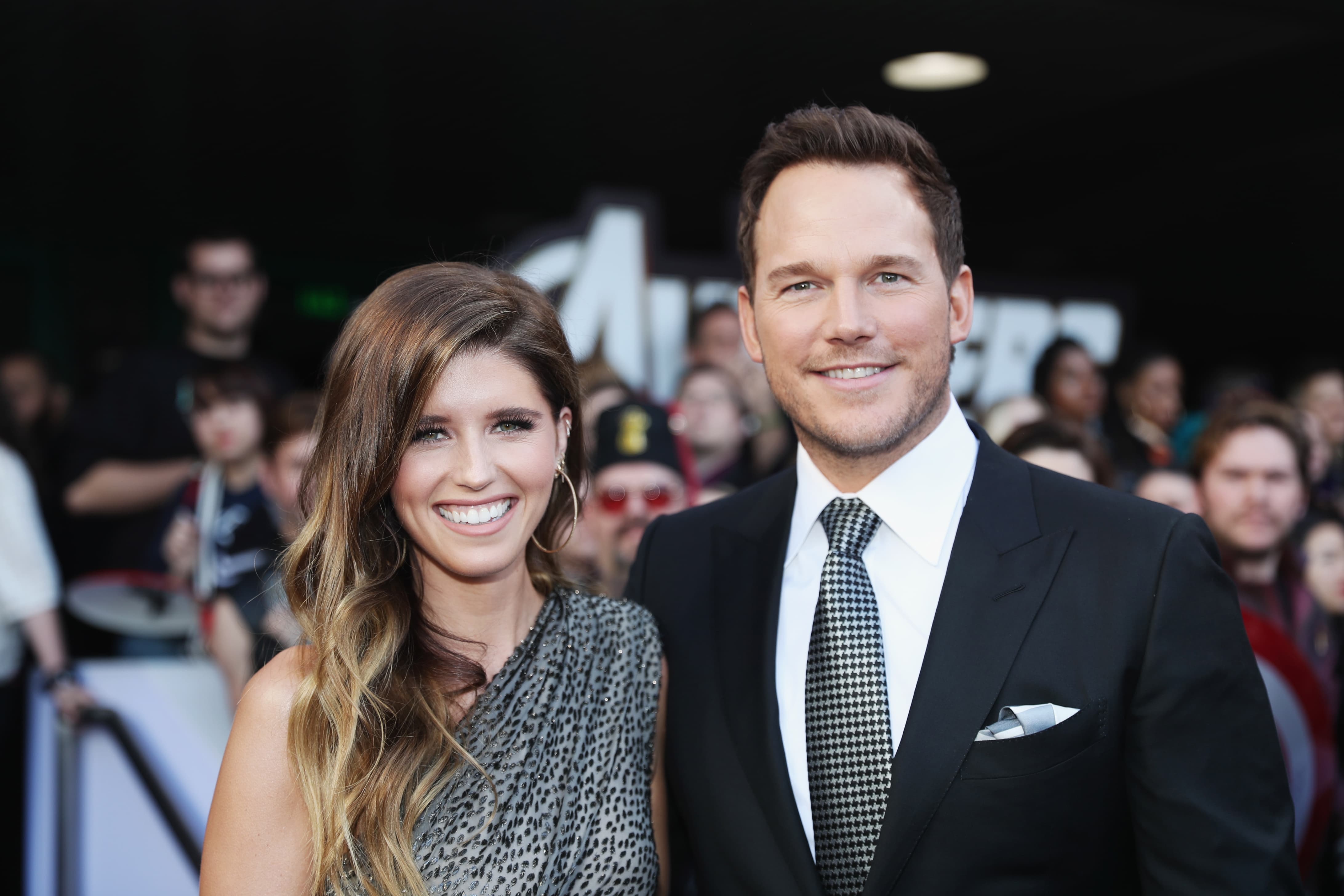 Chris Pratt and Katherine Schwarzeneggar at the Avengers: Endgame World Premiere