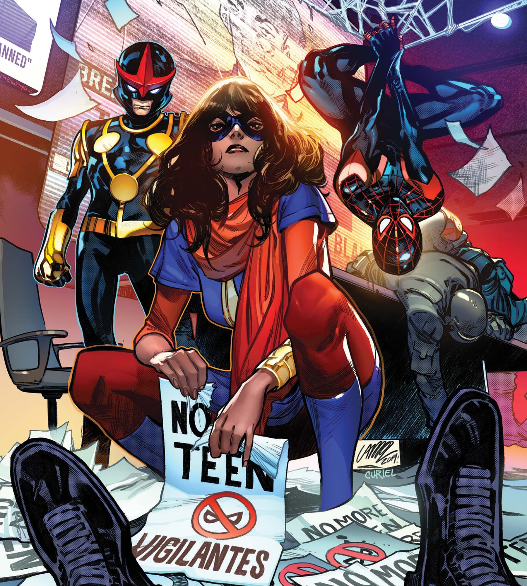 OUTLAWED (2020) #1 cover by Pepe Larraz and David Curiel