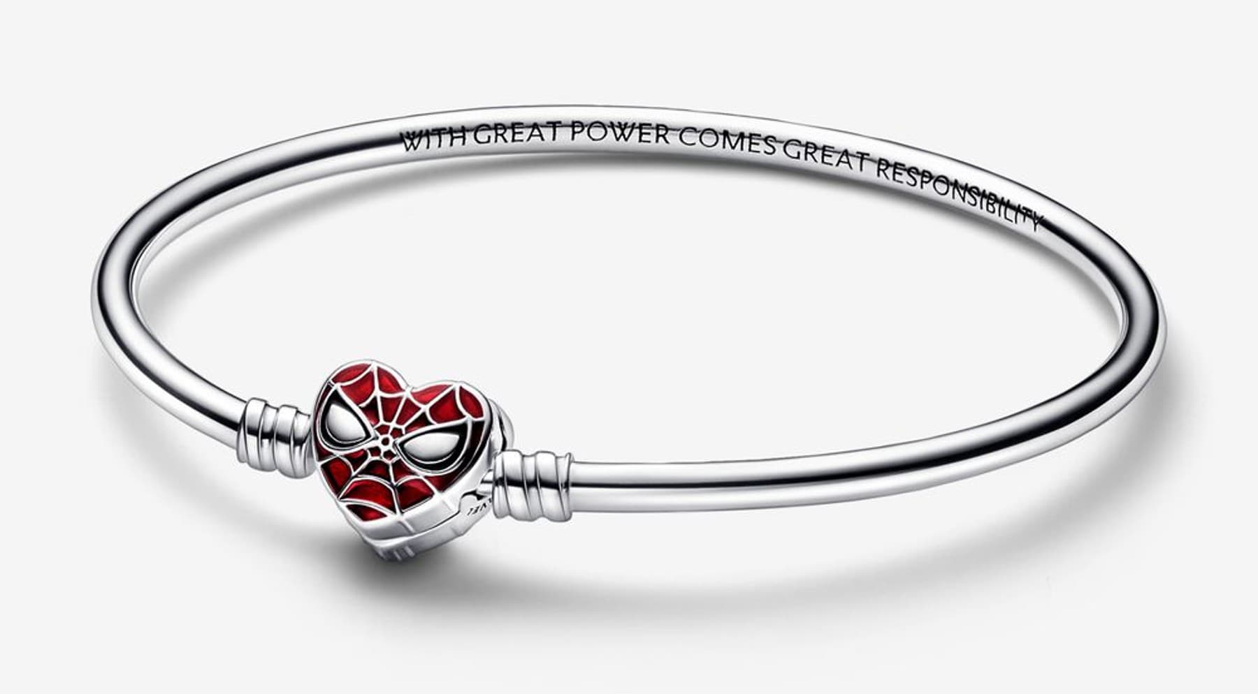 Pandora Moments Marvel Spider-Man Mask Clasp Bangle