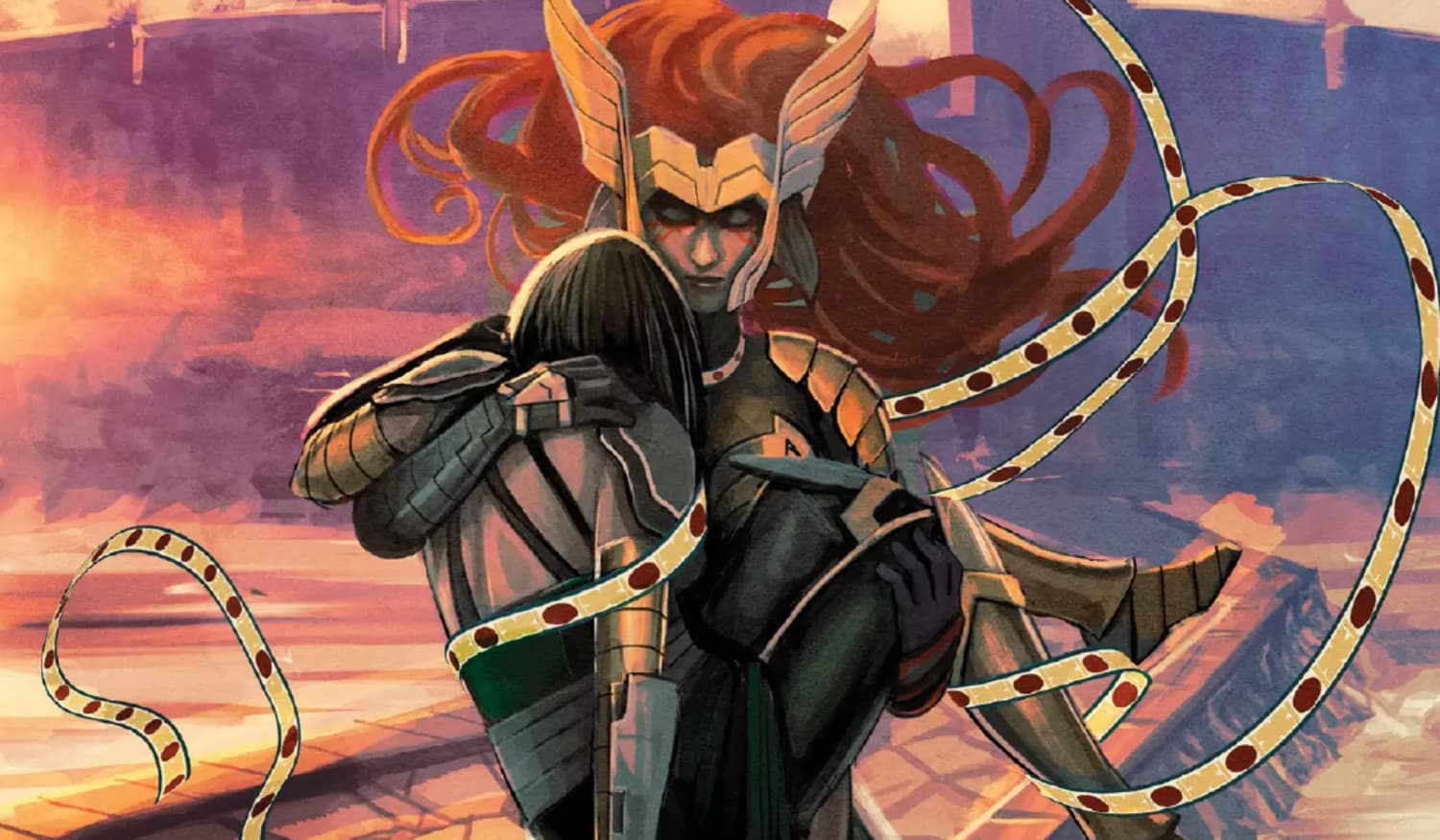 ANGELA: ASGARD'S ASSSASSIN #1 panel by Stephanie Hans