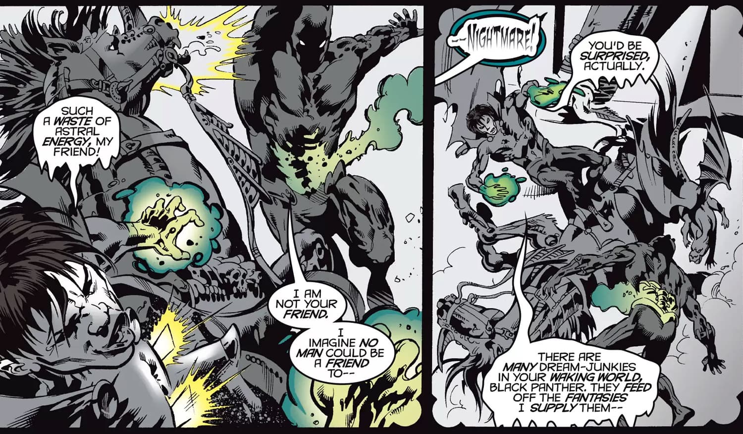 BLACK PANTHER (1998) #21 artwork by Sal Velluto, Bob Almond, and Steve Oliff