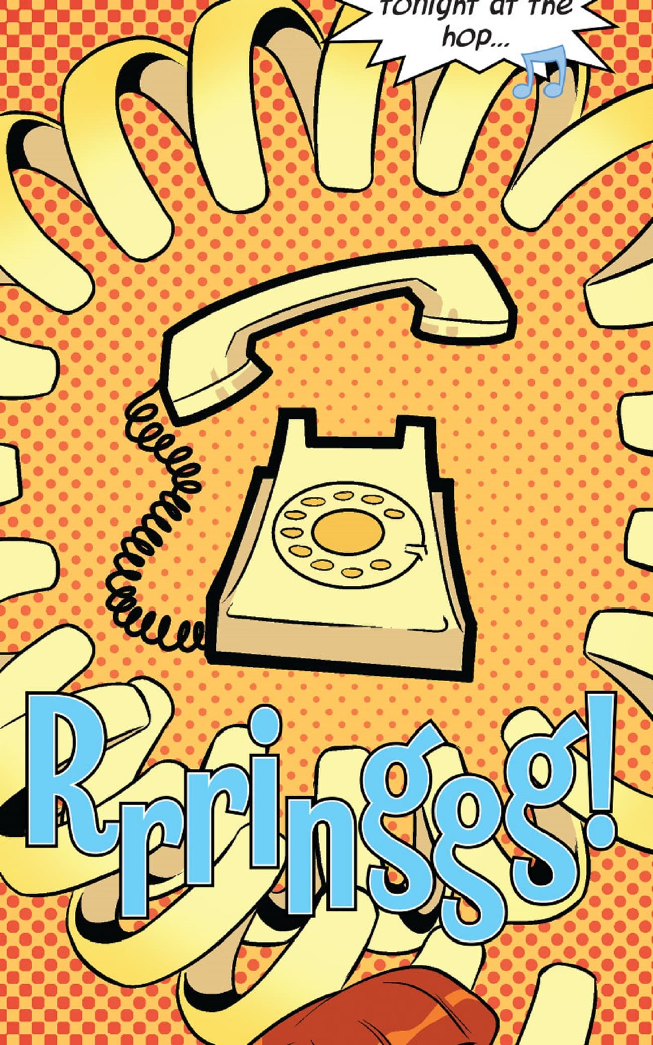 Patsy Walker answers the phone in 1955.