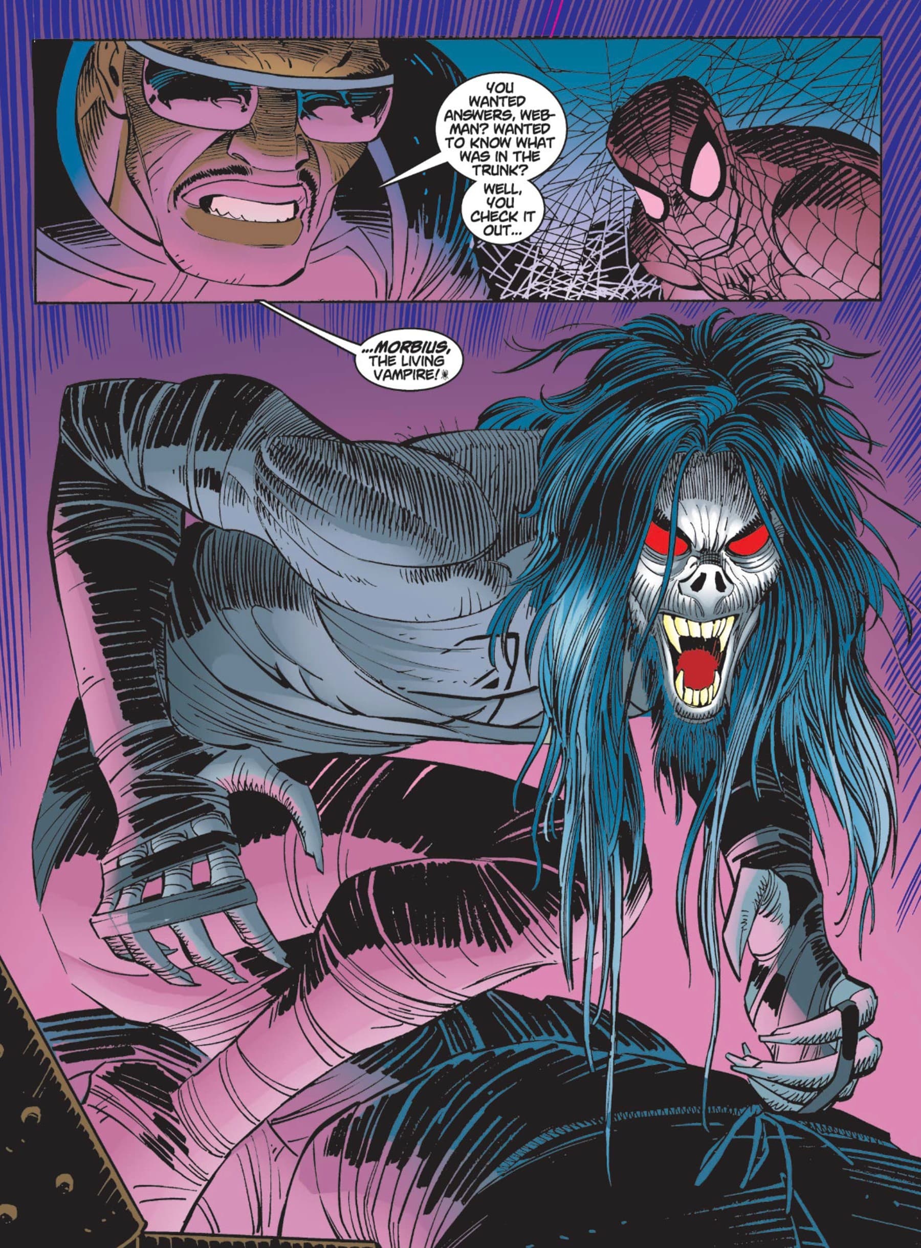 PETER PARKER: SPIDER-MAN (1999) #8 page by Howard Mackie and John Romita Jr.