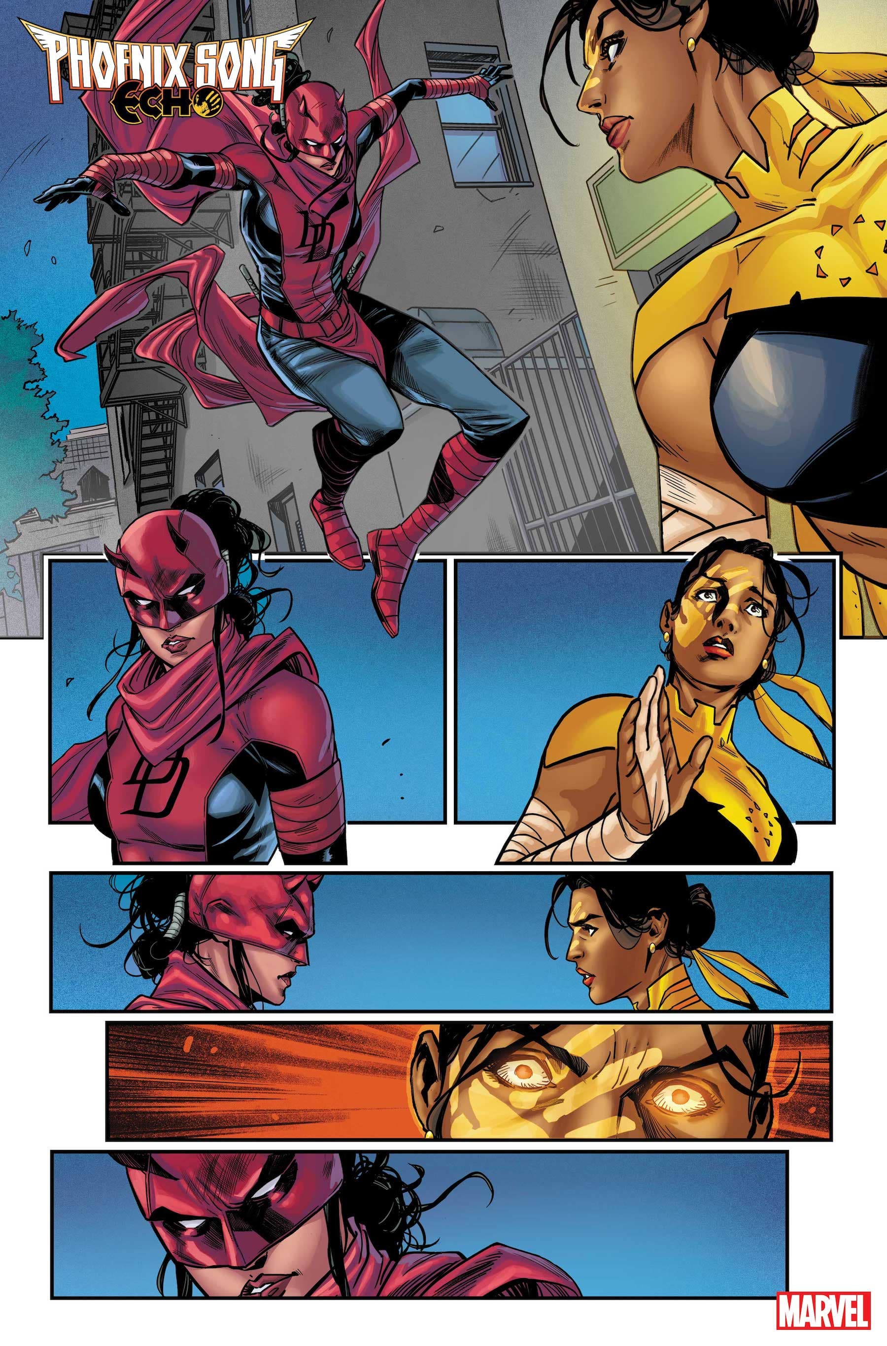 PHOENIX SONG: ECHO #1 preview art by Luca Maresca with colors by Carlos Lopez