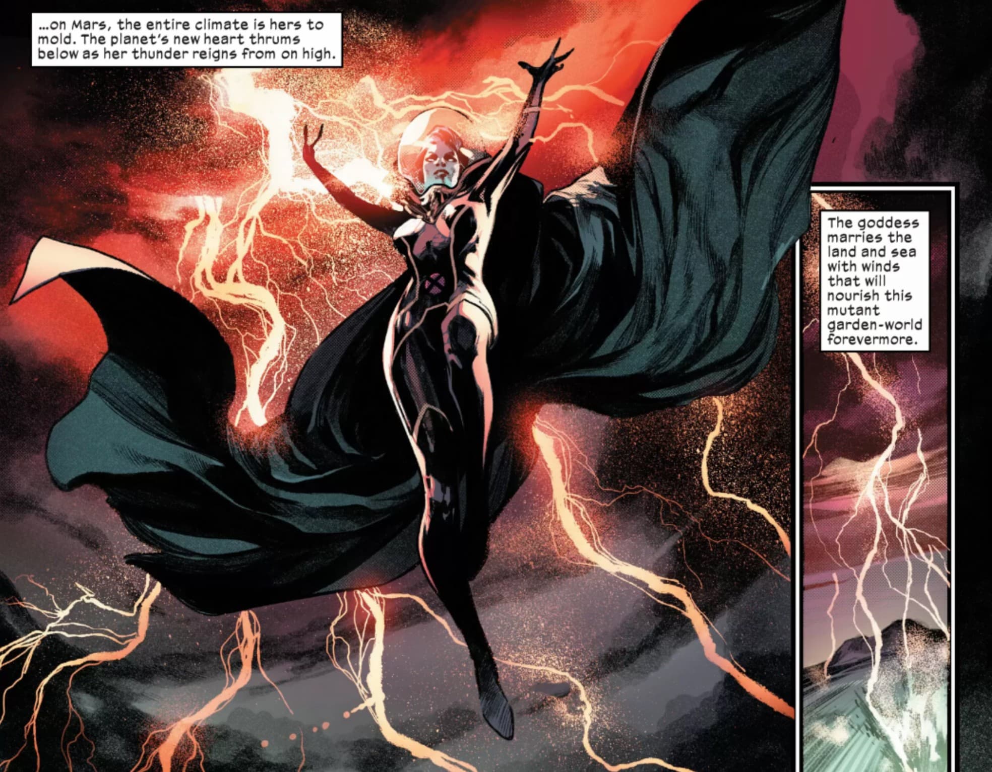 PLANET-SIZE X-MEN (2021) #1 art by Pepe Larraz and Marte Gracia