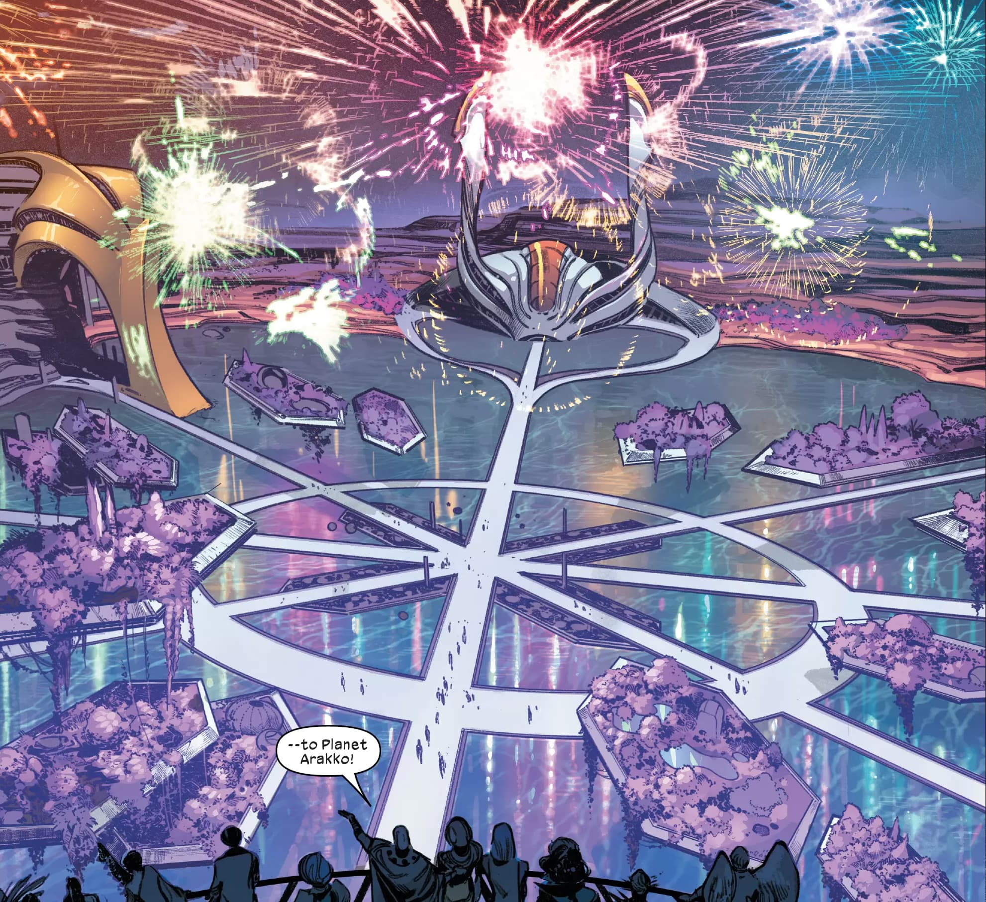 PLANET-SIZE X-MEN (2021) #1 artwork by Pepe Larraz and Marte Gracia