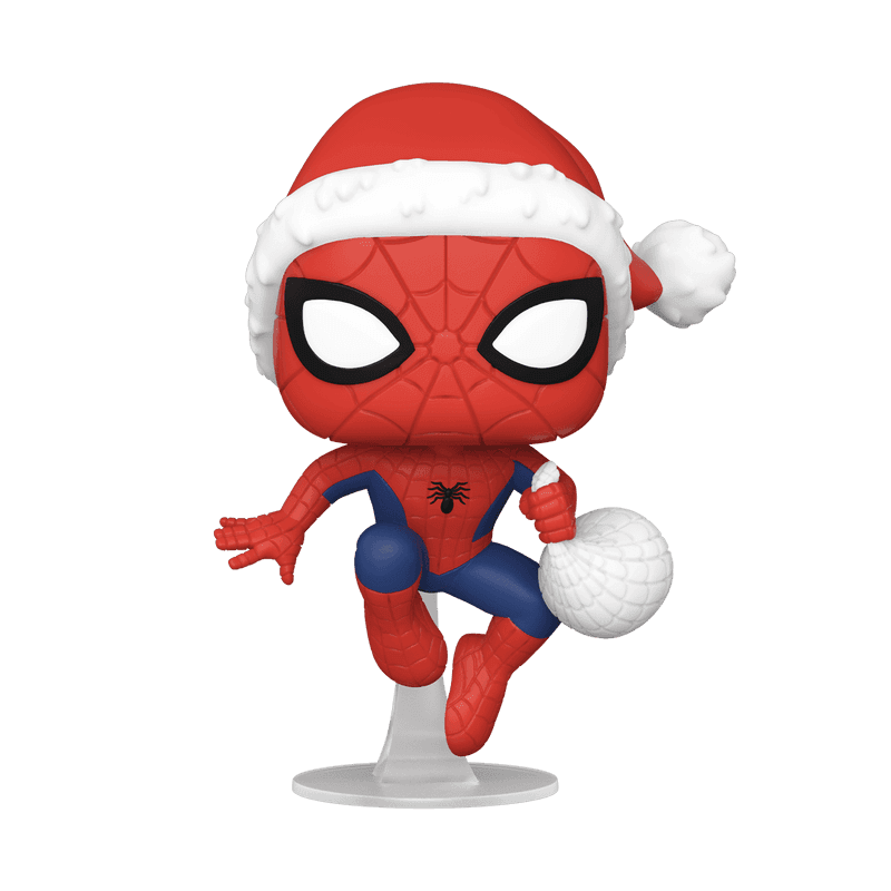 Shop it <a href=https://funko.com/pop-santa-spider-man/52713.html>here</a>