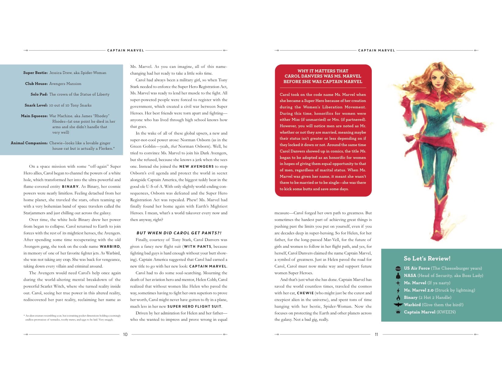 Powers Of A Girl - Captain Marvel