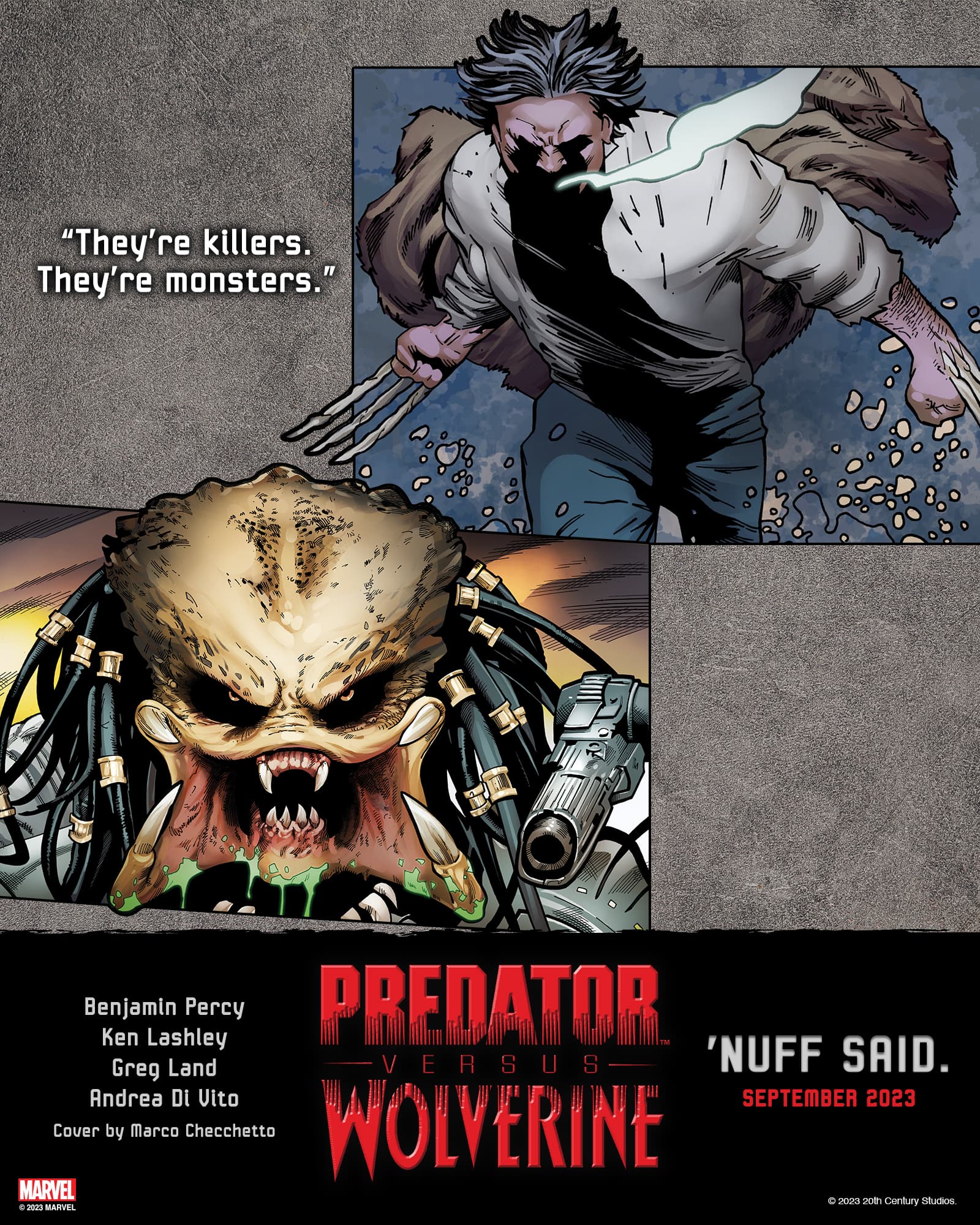 PREDATOR VS WOLVERINE #1 teaser