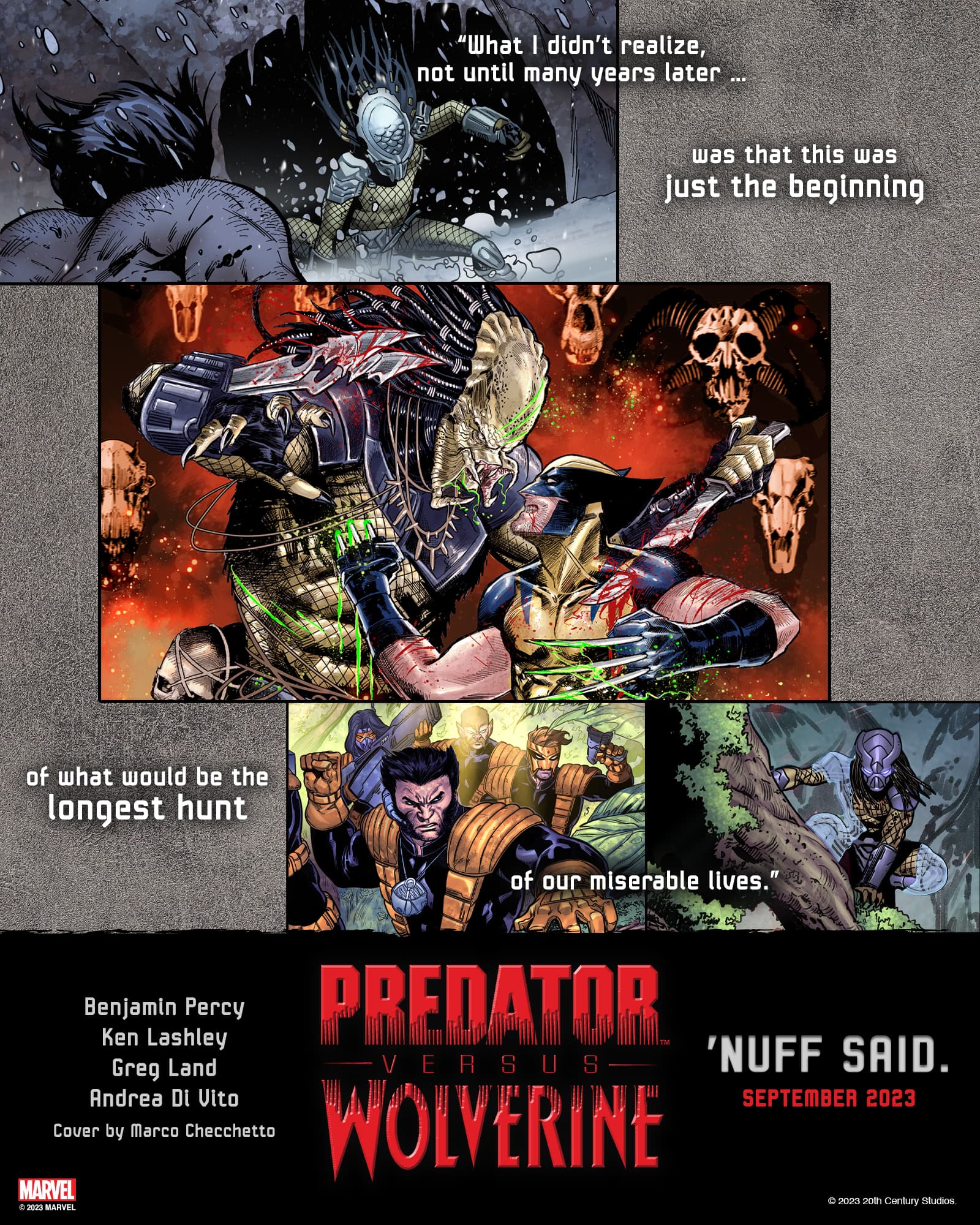 PREDATOR VS WOLVERINE #1 teaser