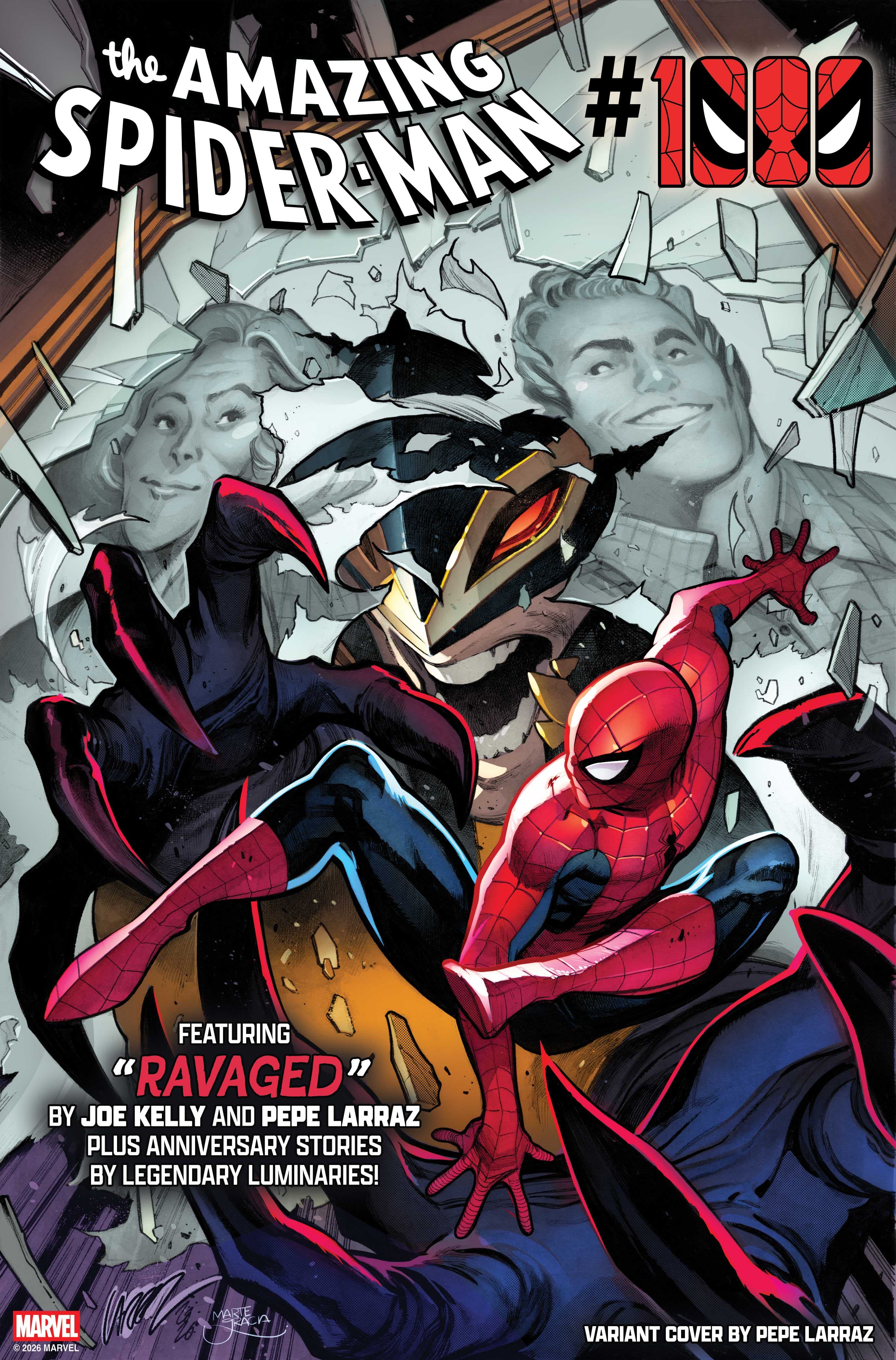 AMAZING SPIDER-MAN #1000 Variant Cover by Pepe Larraz