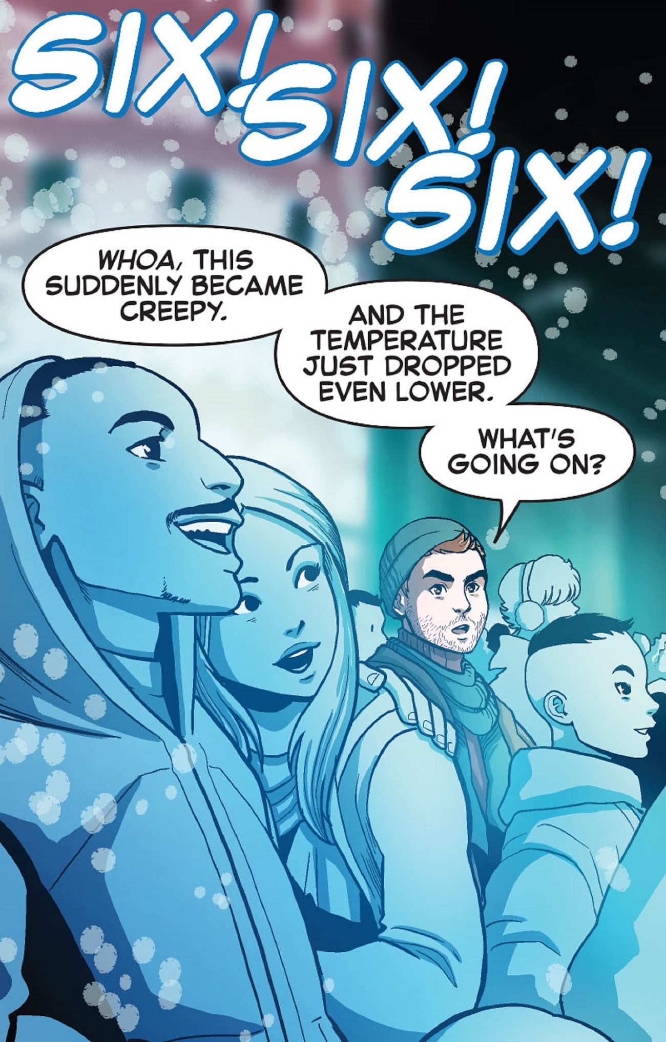 Iceman celebrates New Year's in Times Square.