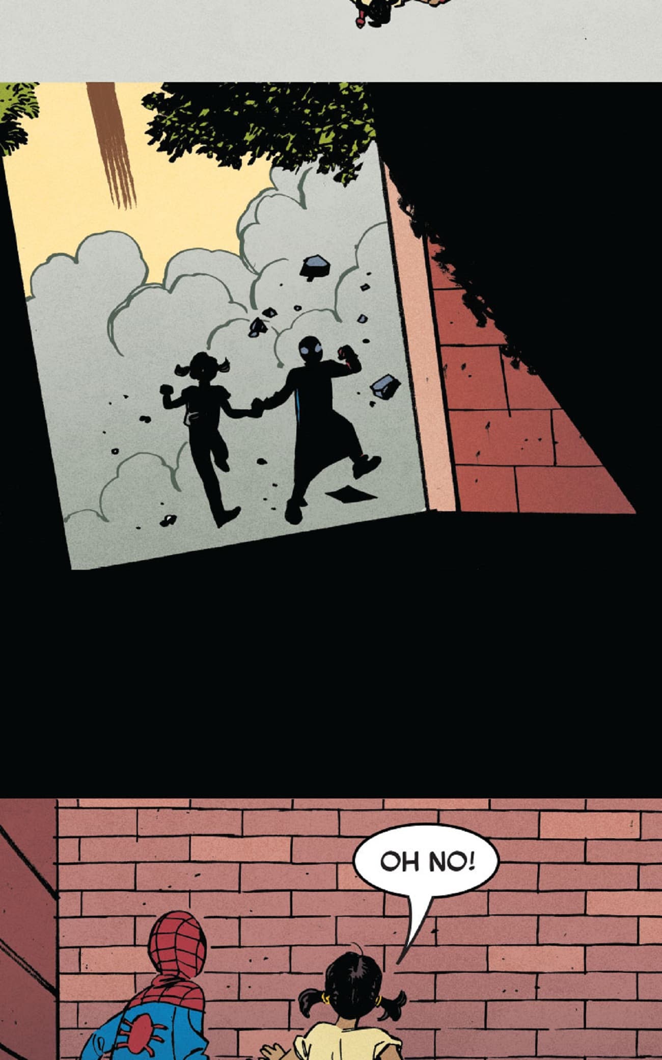 Rhino pursues two Spider-Men!