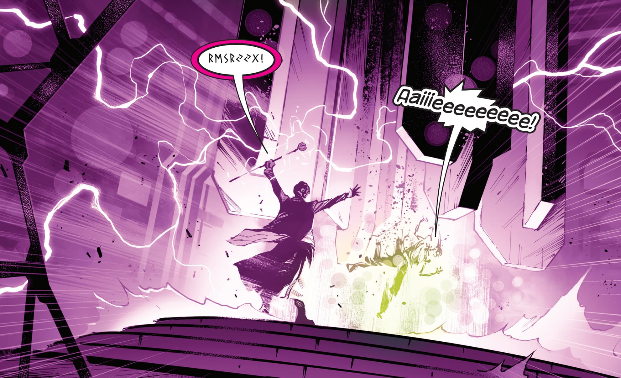 G.O.D.S. (2023) #1 artwork by Valerio Schiti and Marte Gracia