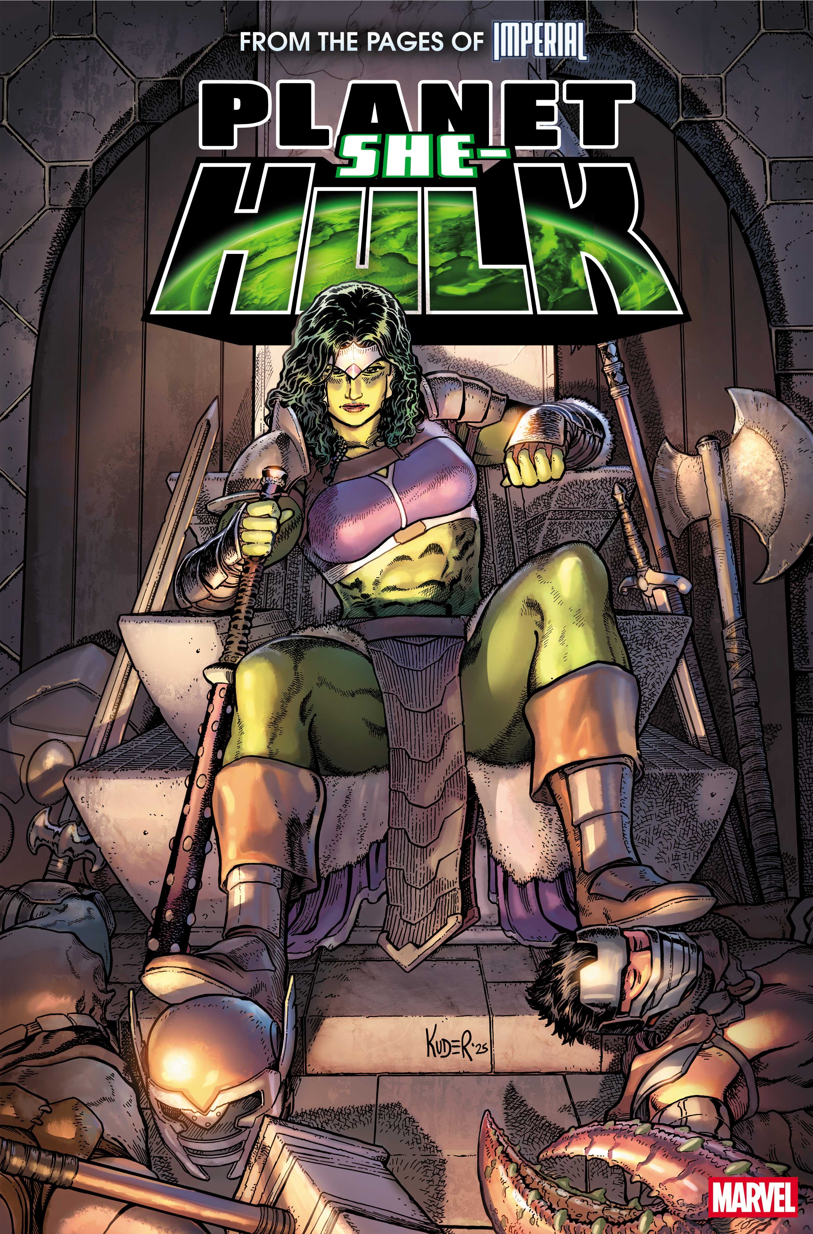 Planet She-Hulk #1 Cover by AARON KUDER