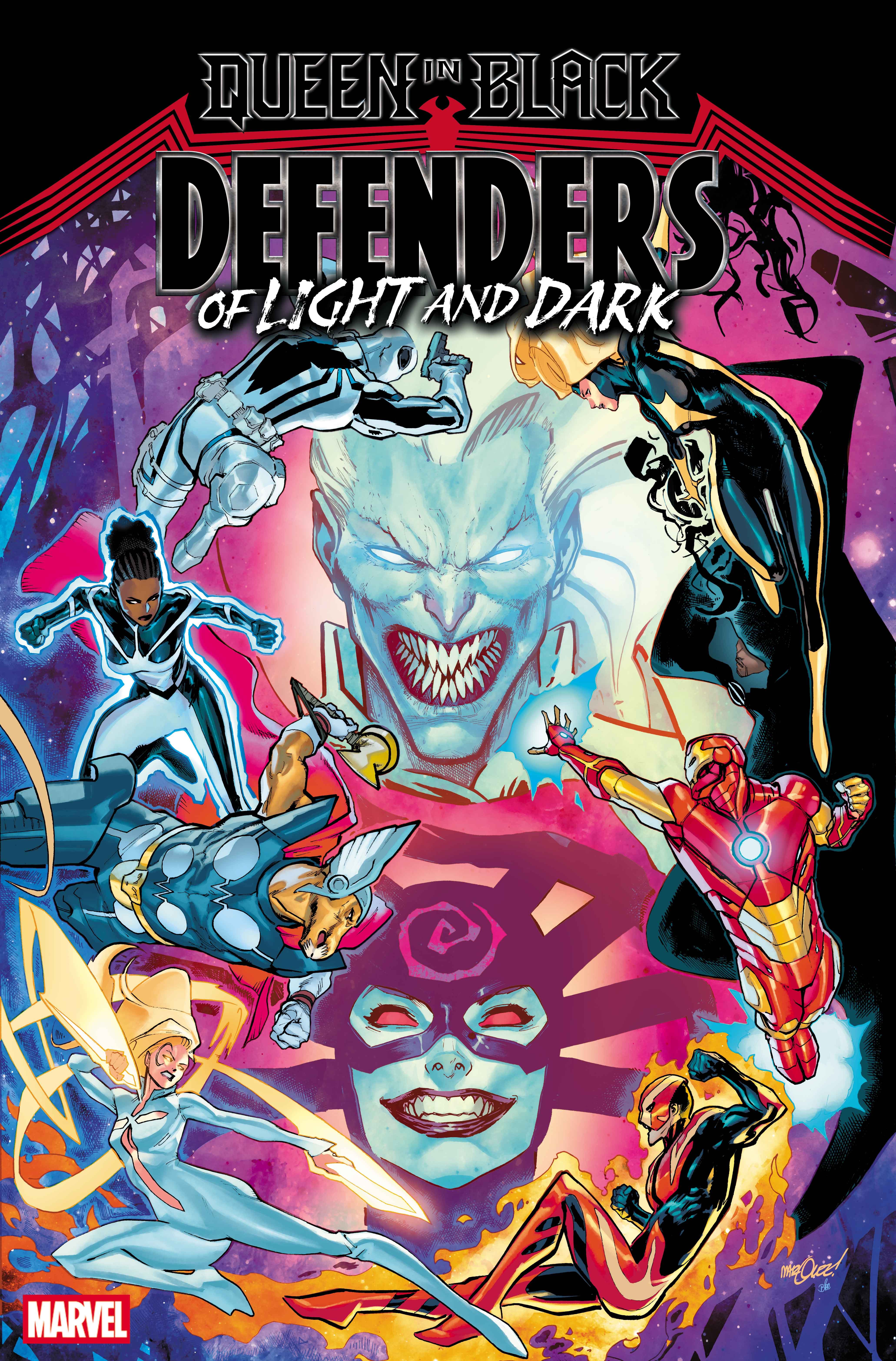 QUEEN IN BLACK: DEFENDERS OF LIGHT AND DARK #1 Cover by DAVID MARQUEZ