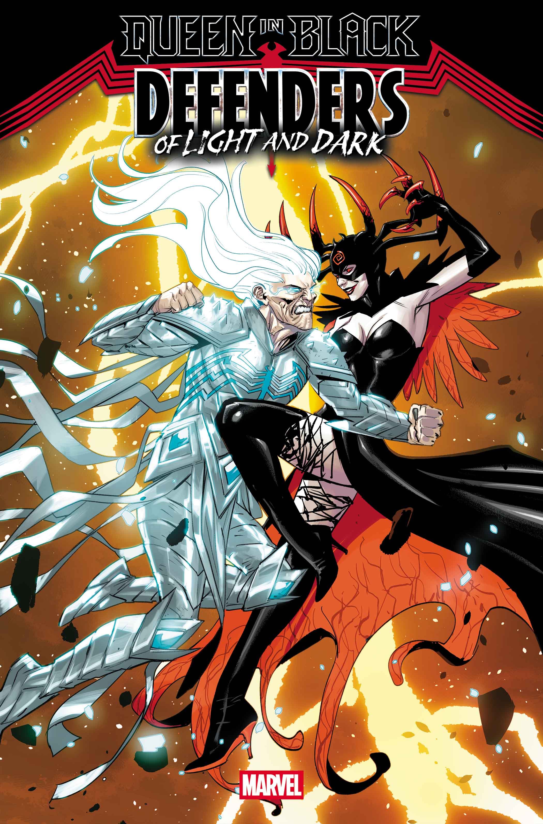 QUEEN IN BLACK: DEFENDERS OF LIGHT AND DARK #3 cover by David Marquez